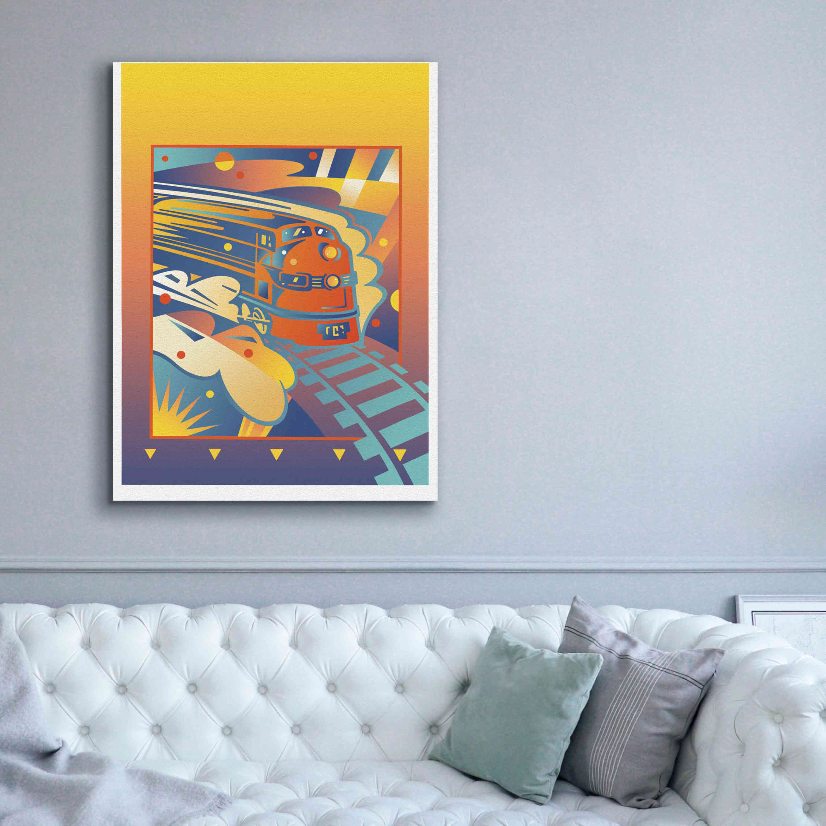 'Express' by David Chestnutt, Giclee Canvas Wall Art,40 x 54