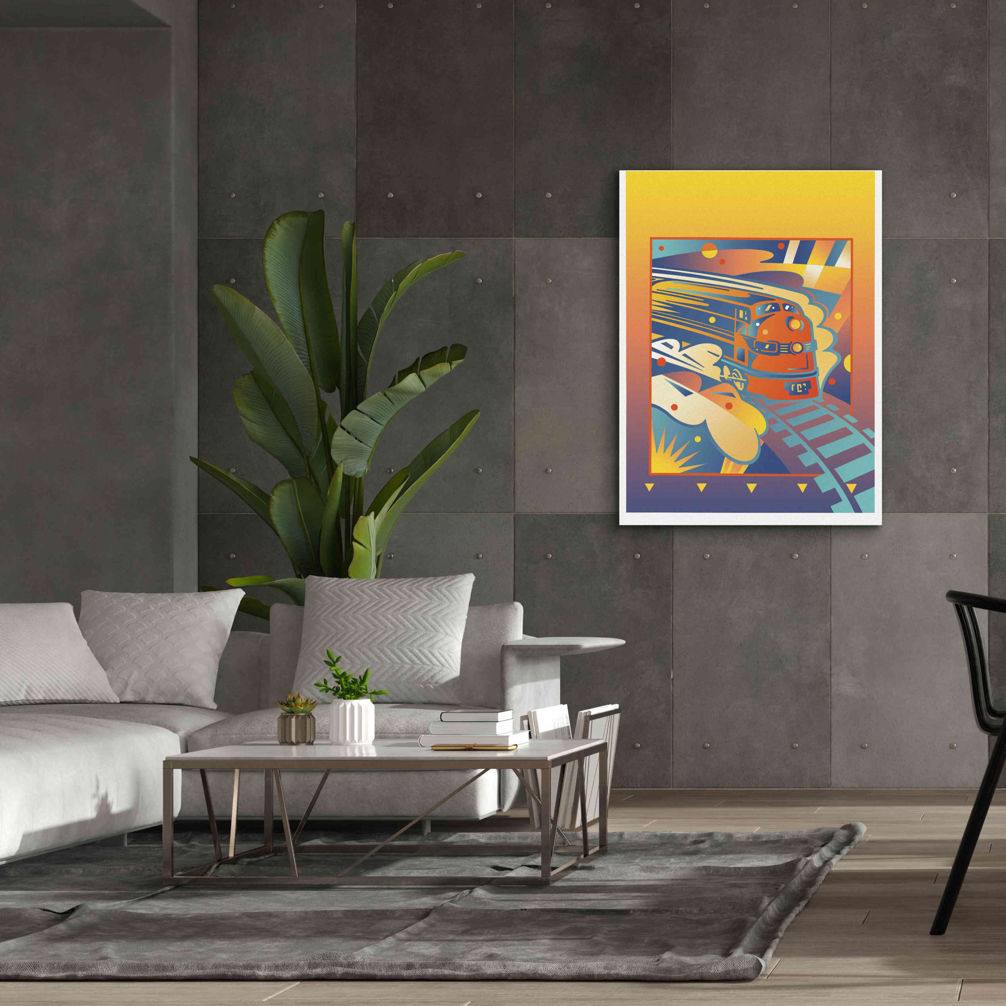 'Express' by David Chestnutt, Giclee Canvas Wall Art,40 x 54