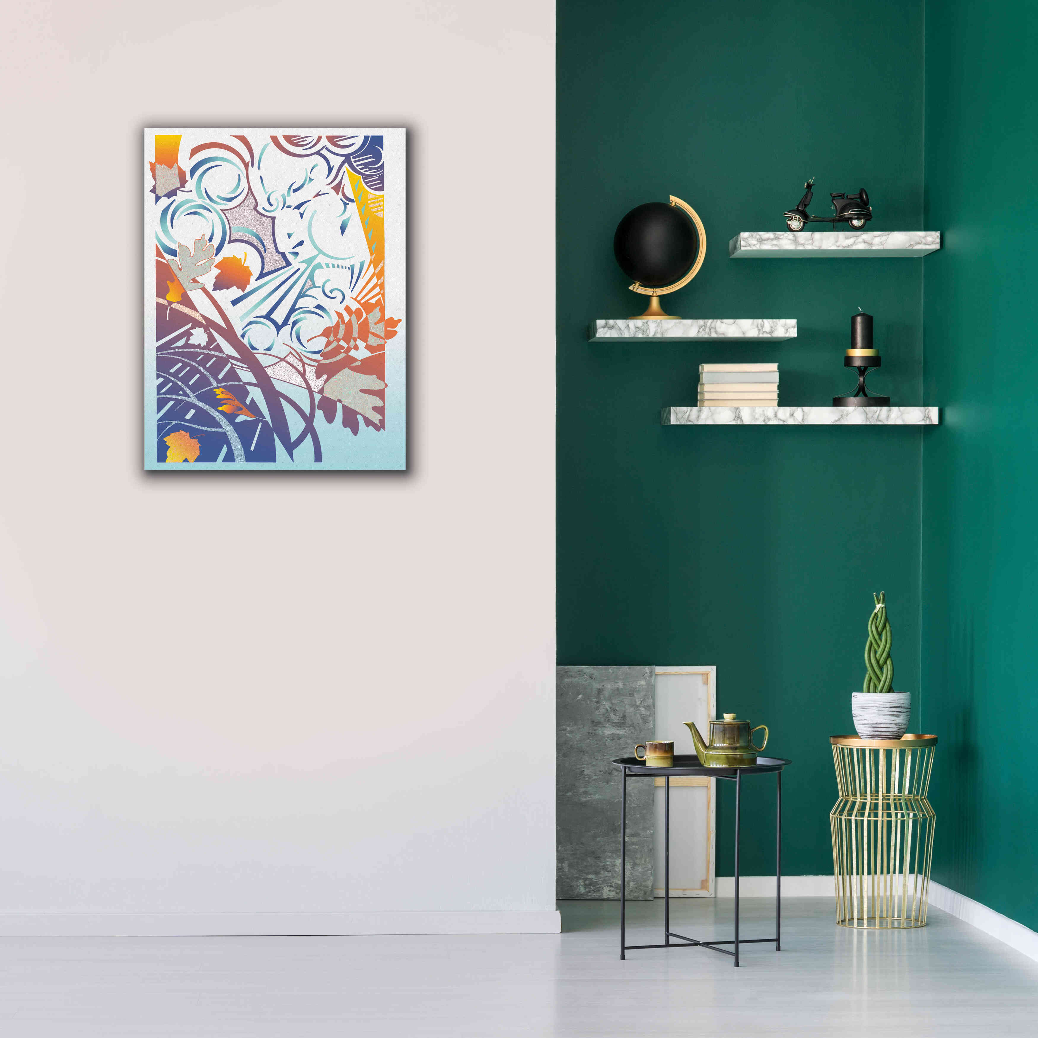 'Father Winter' by David Chestnutt, Giclee Canvas Wall Art,26 x 34