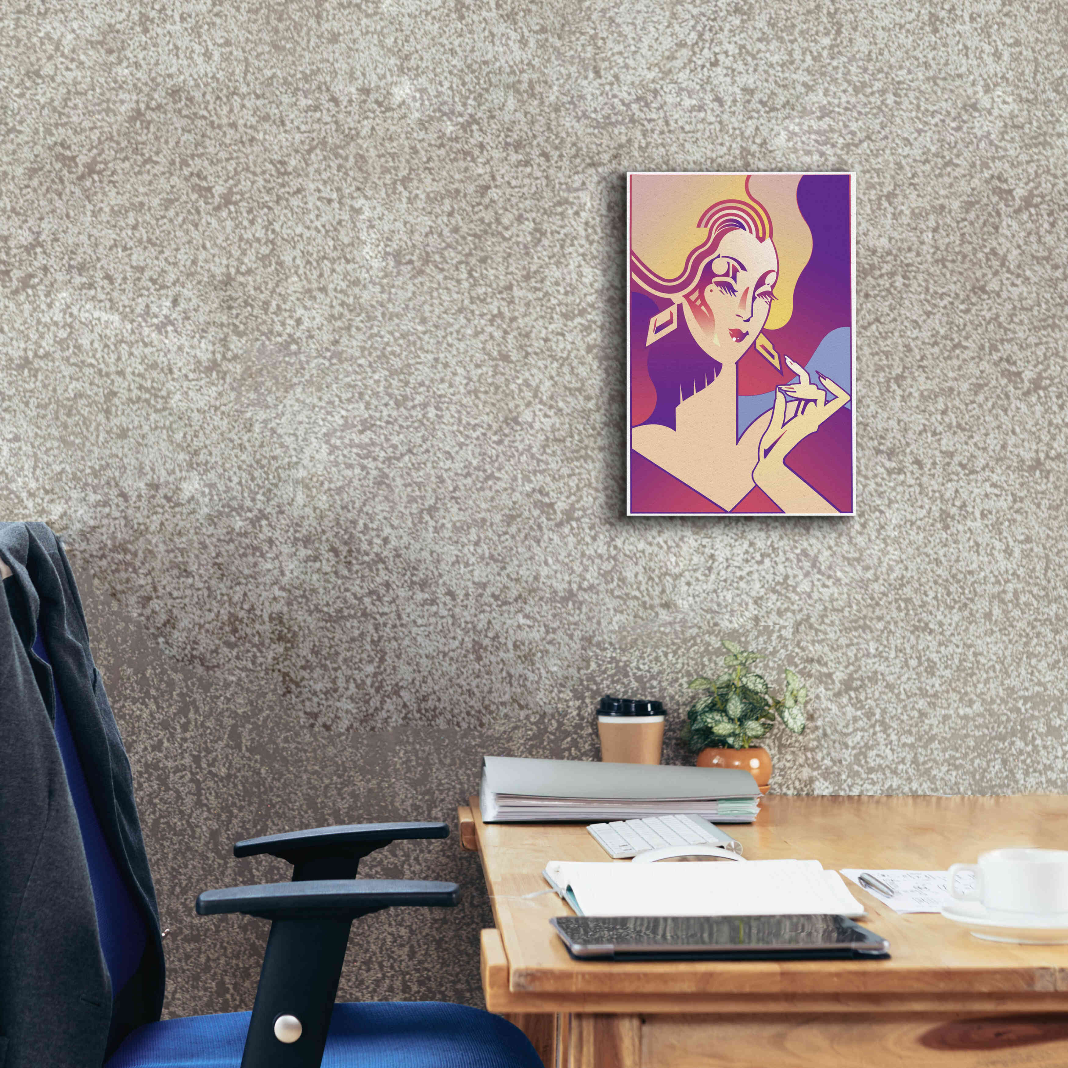 'Femme Fatale' by David Chestnutt, Giclee Canvas Wall Art,12 x 18