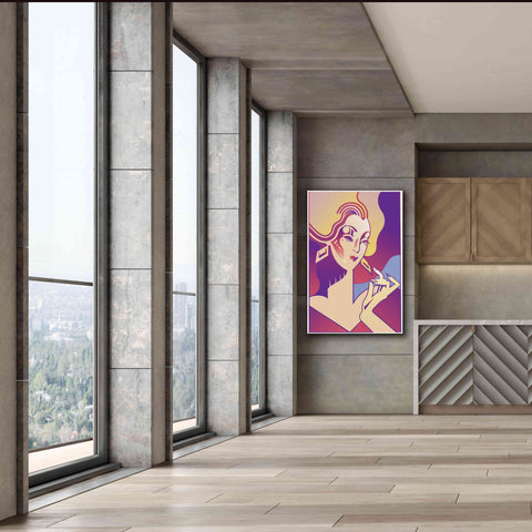 Image of 'Femme Fatale' by David Chestnutt, Giclee Canvas Wall Art,40 x 60