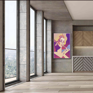 'Femme Fatale' by David Chestnutt, Giclee Canvas Wall Art,40 x 60