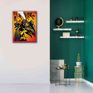 'Firemen' by David Chestnutt, Giclee Canvas Wall Art,26 x 34