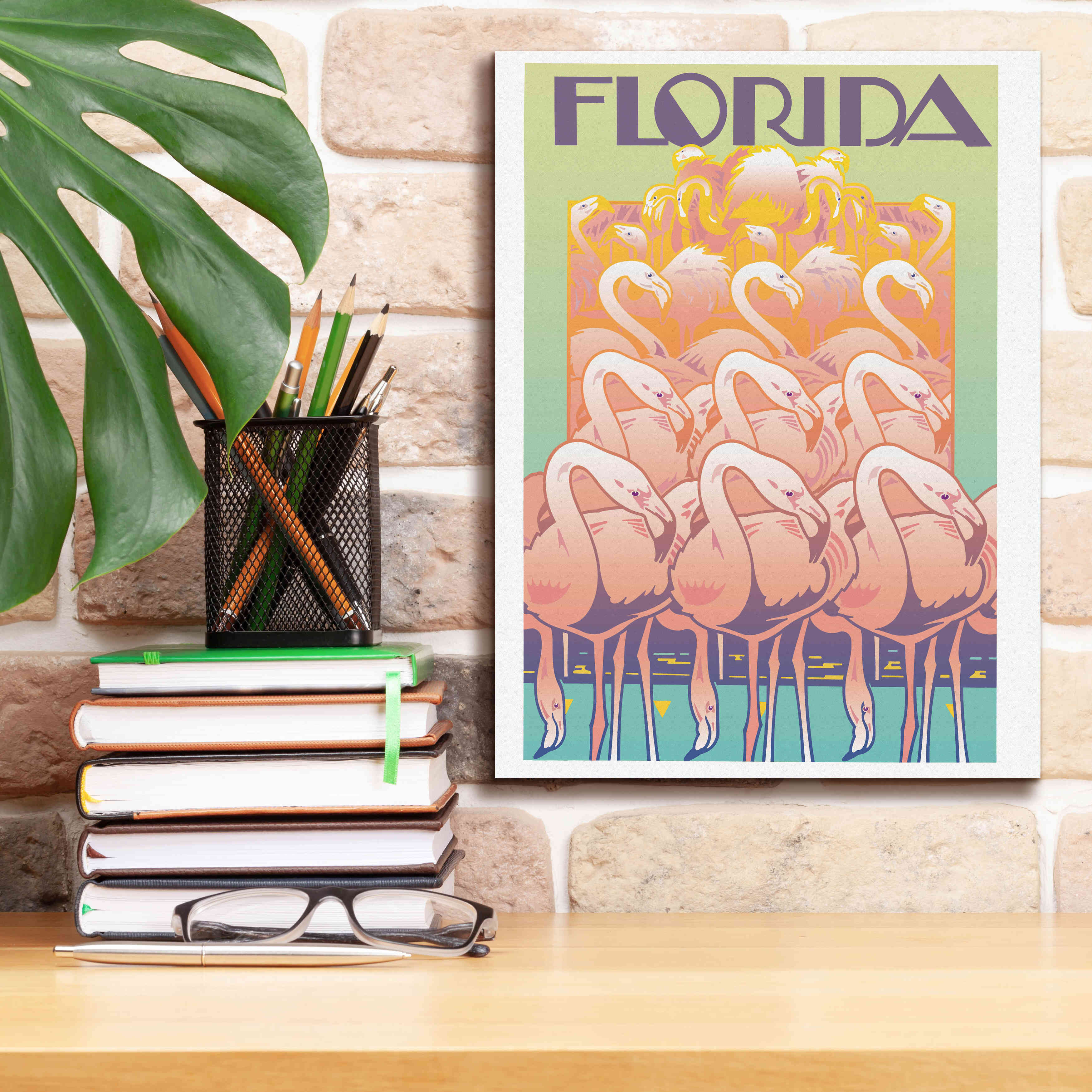 'Florida' by David Chestnutt, Giclee Canvas Wall Art,12 x 16