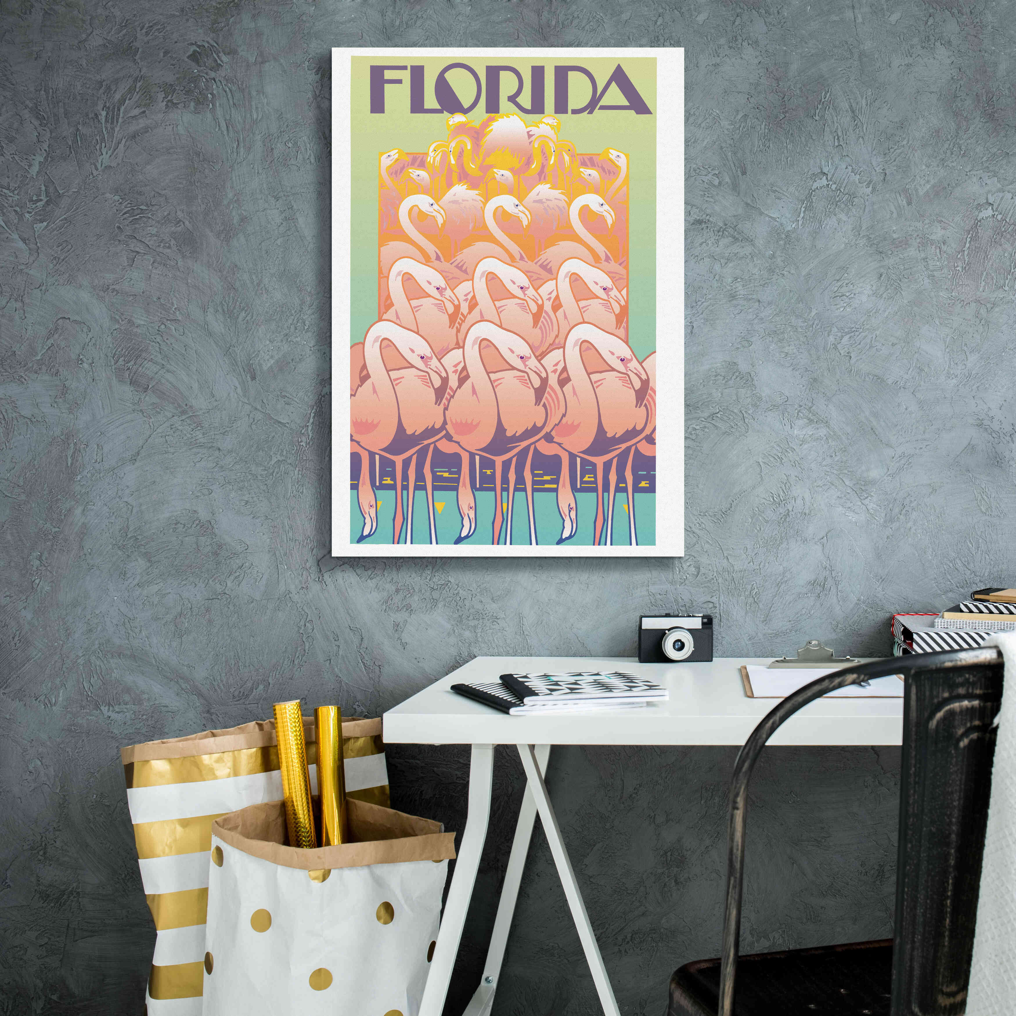 'Florida' by David Chestnutt, Giclee Canvas Wall Art,18 x 26