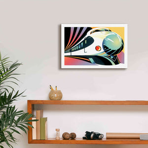 'Japanese High Speed Train' by David Chestnutt, Giclee Canvas Wall Art,18 x 12