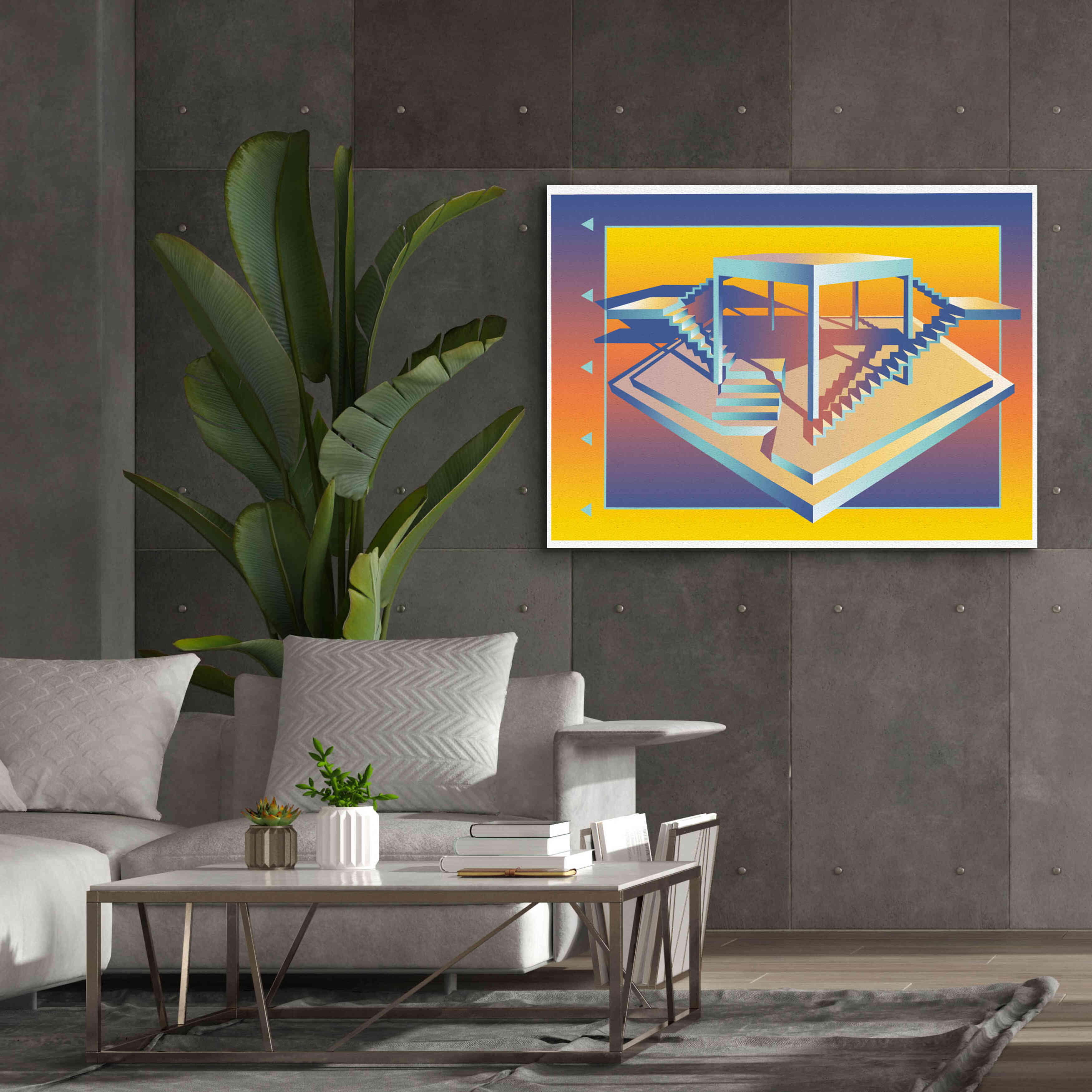 'Life Is But A Stage' by David Chestnutt, Giclee Canvas Wall Art,54 x 40