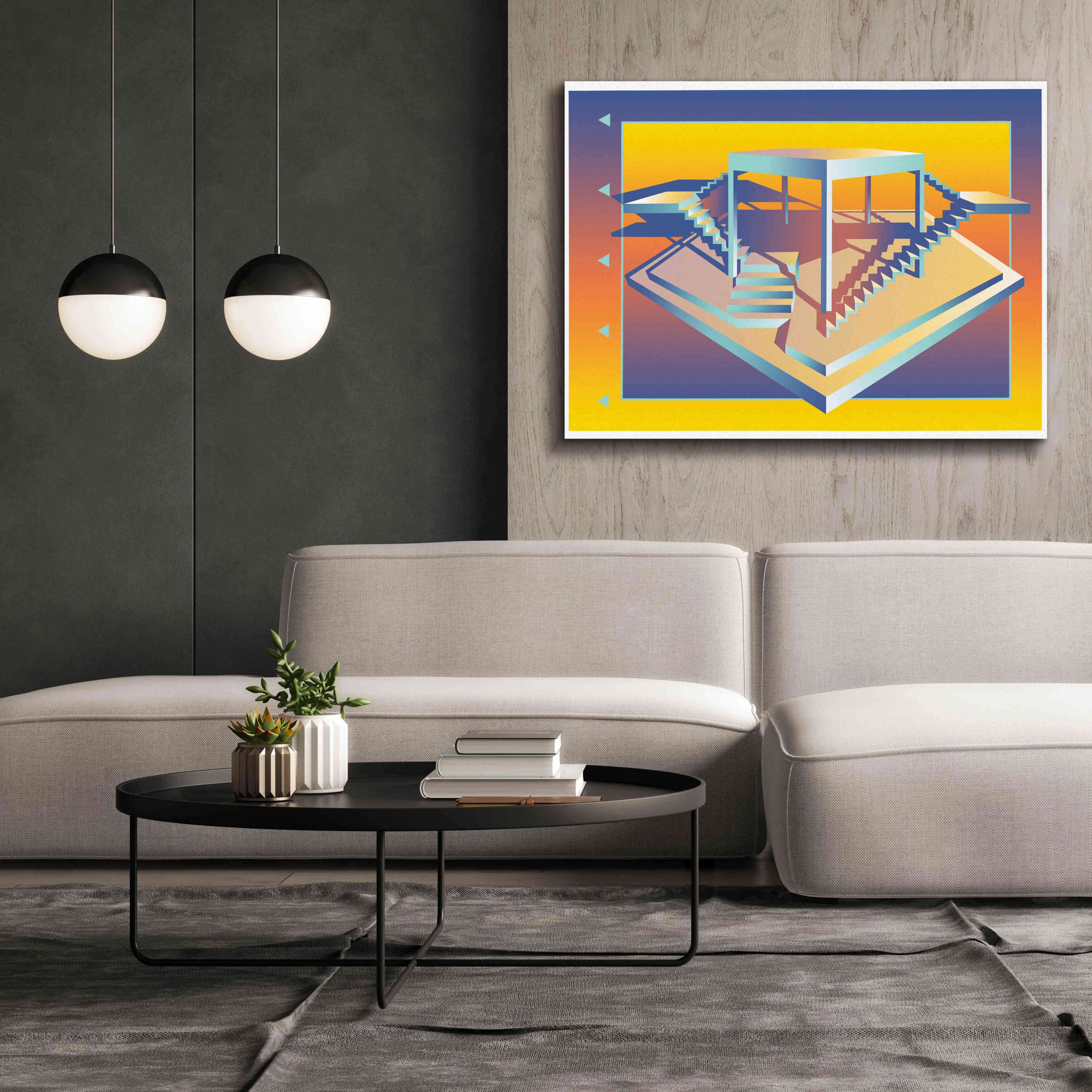 'Life Is But A Stage' by David Chestnutt, Giclee Canvas Wall Art,54 x 40