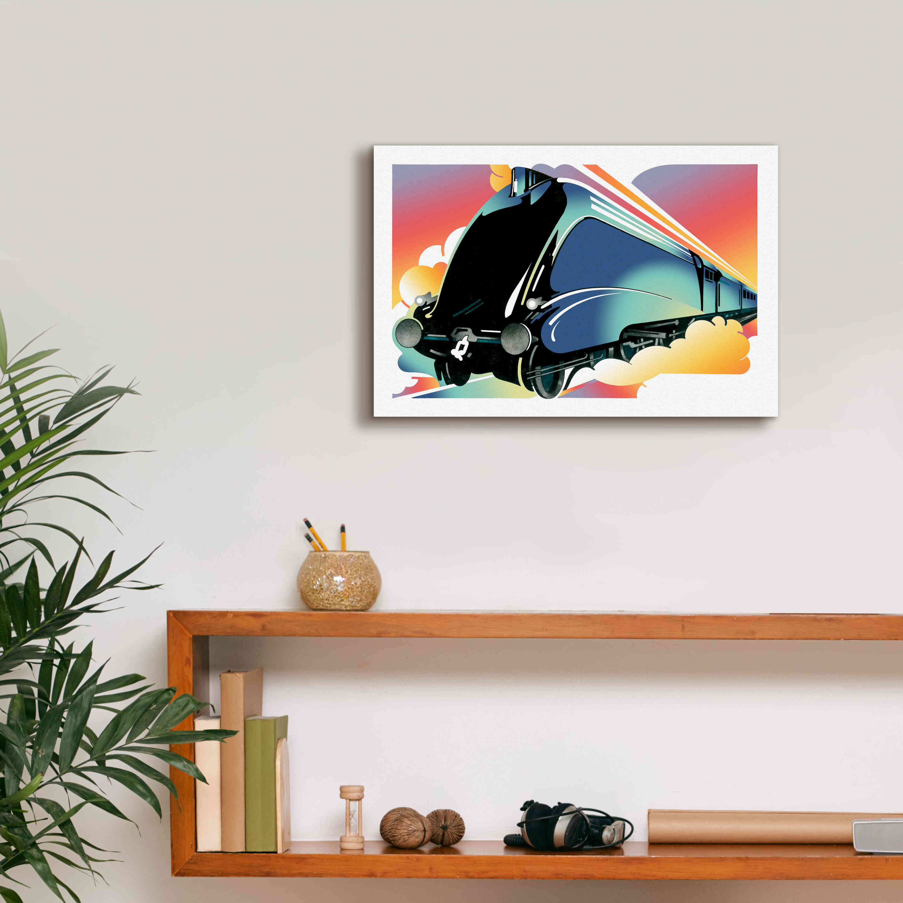 'Mallard' by David Chestnutt, Giclee Canvas Wall Art,18 x 12