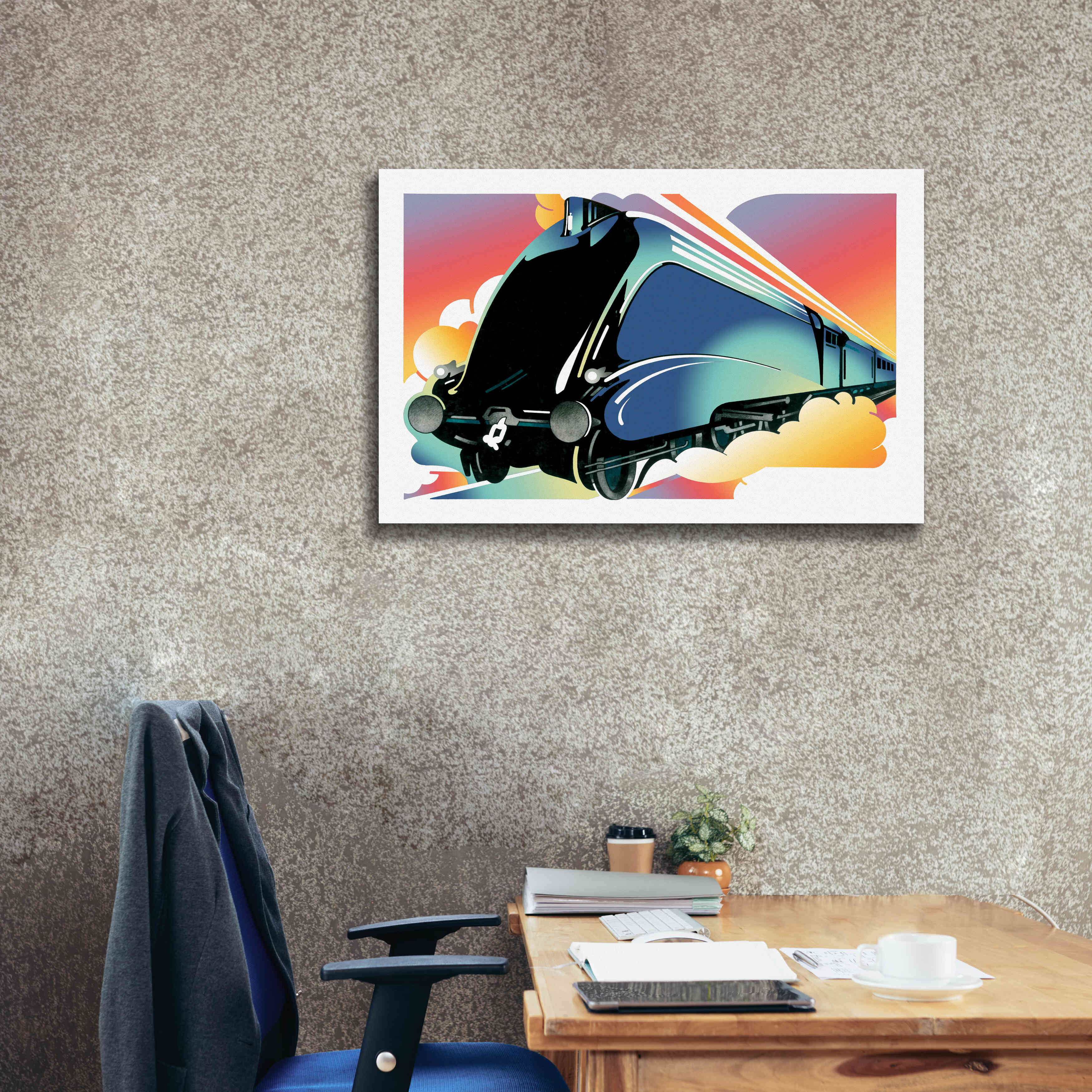 'Mallard' by David Chestnutt, Giclee Canvas Wall Art,40 x 26