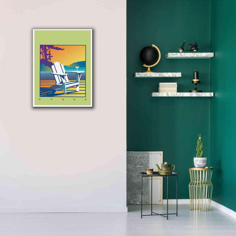 Image of 'Muskoka Chair' by David Chestnutt, Giclee Canvas Wall Art,26 x 34