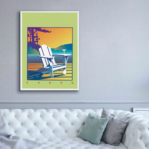 'Muskoka Chair' by David Chestnutt, Giclee Canvas Wall Art,40 x 54