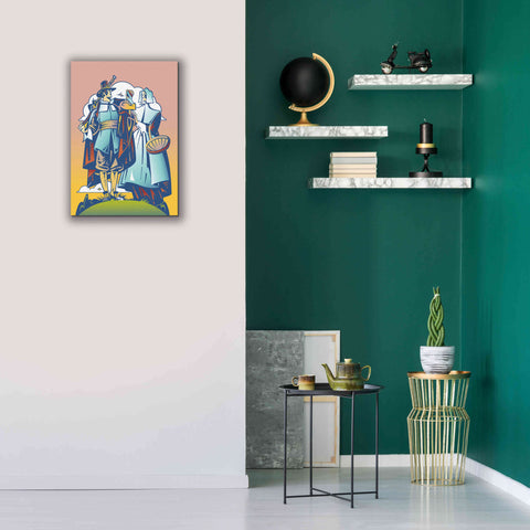 Image of 'New Pilgrim' by David Chestnutt, Giclee Canvas Wall Art,18 x 26