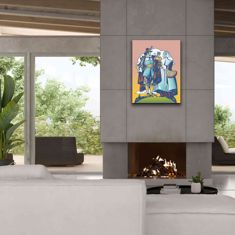 Image of 'New Pilgrim' by David Chestnutt, Giclee Canvas Wall Art,26 x 34