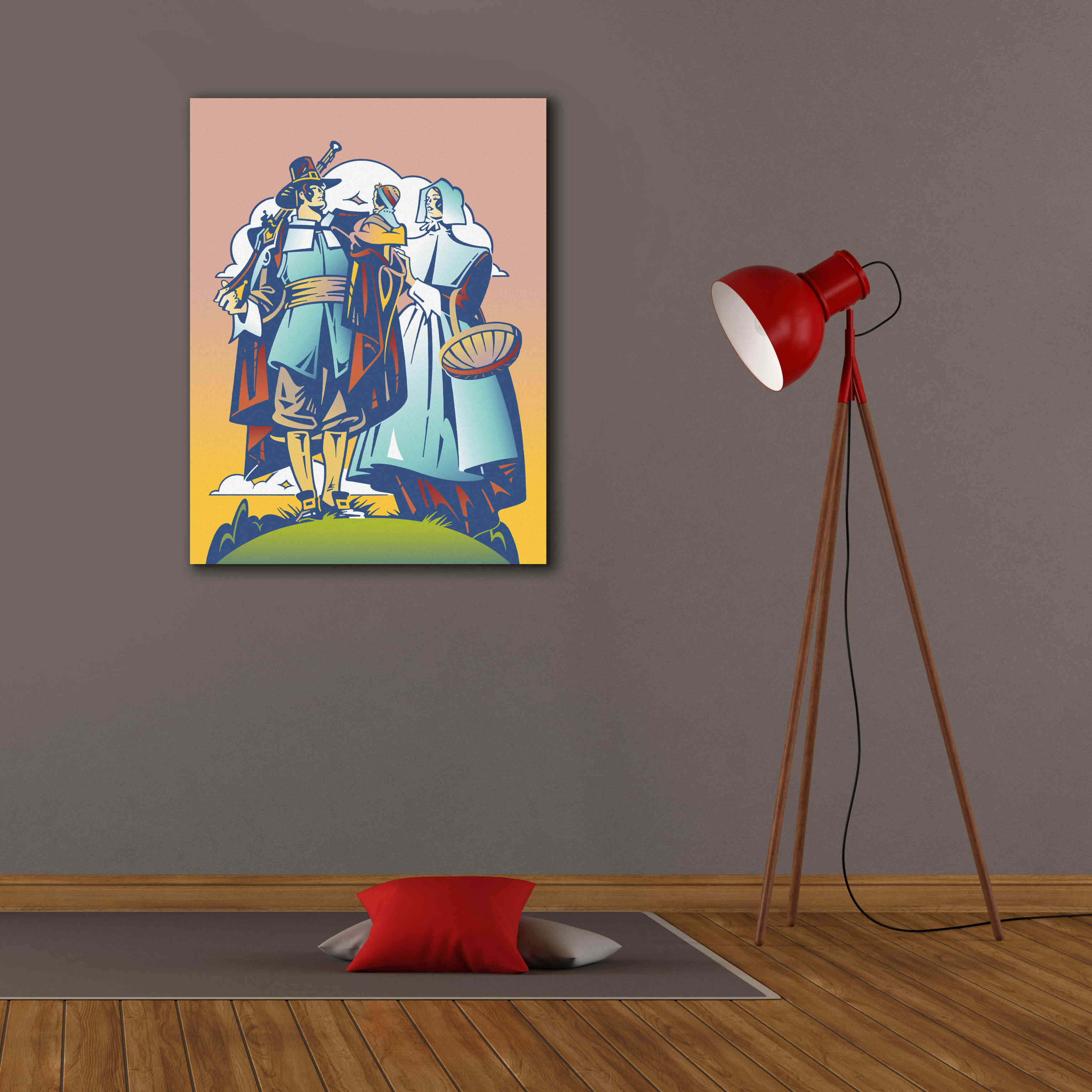 'New Pilgrim' by David Chestnutt, Giclee Canvas Wall Art,26 x 34