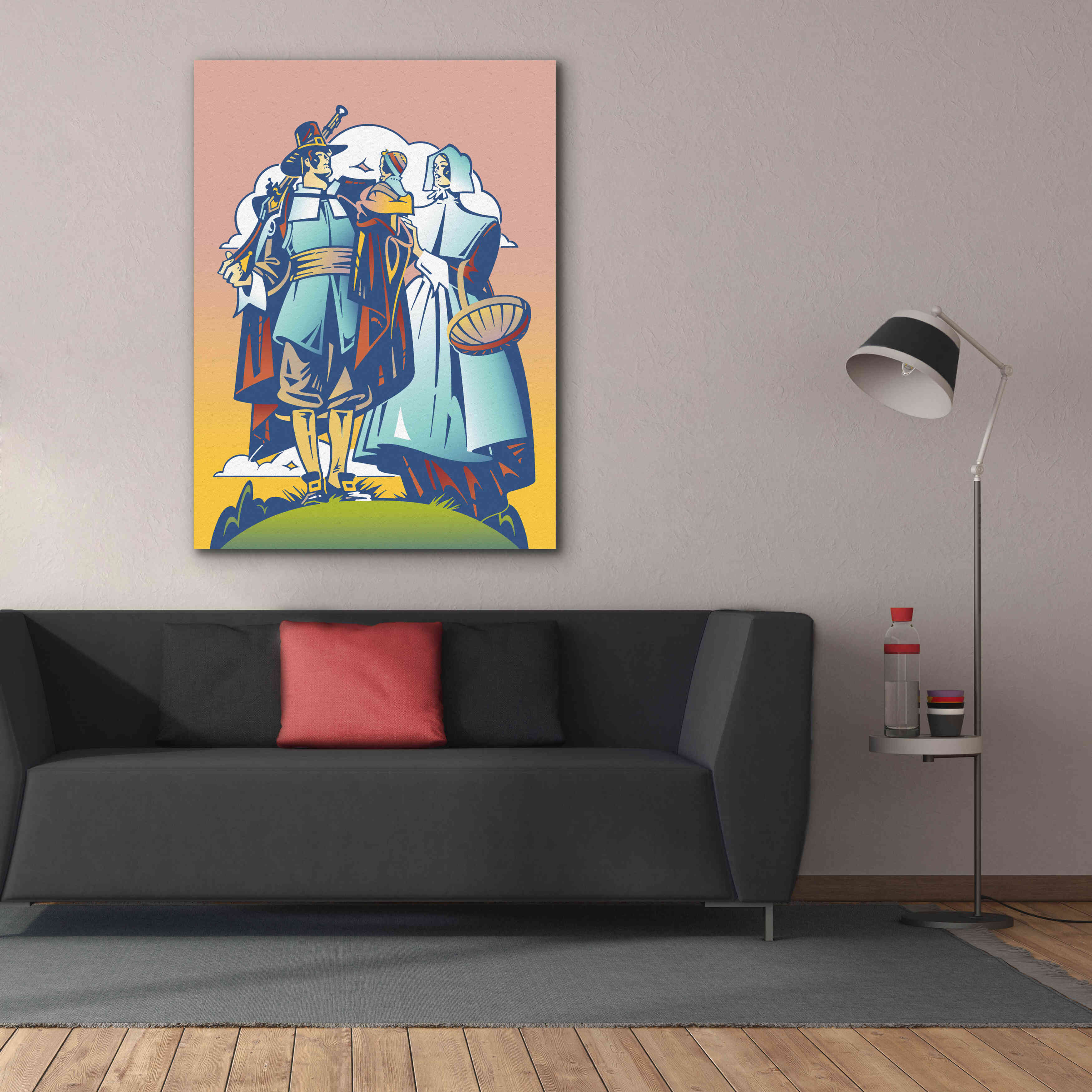 'New Pilgrim' by David Chestnutt, Giclee Canvas Wall Art,40 x 54