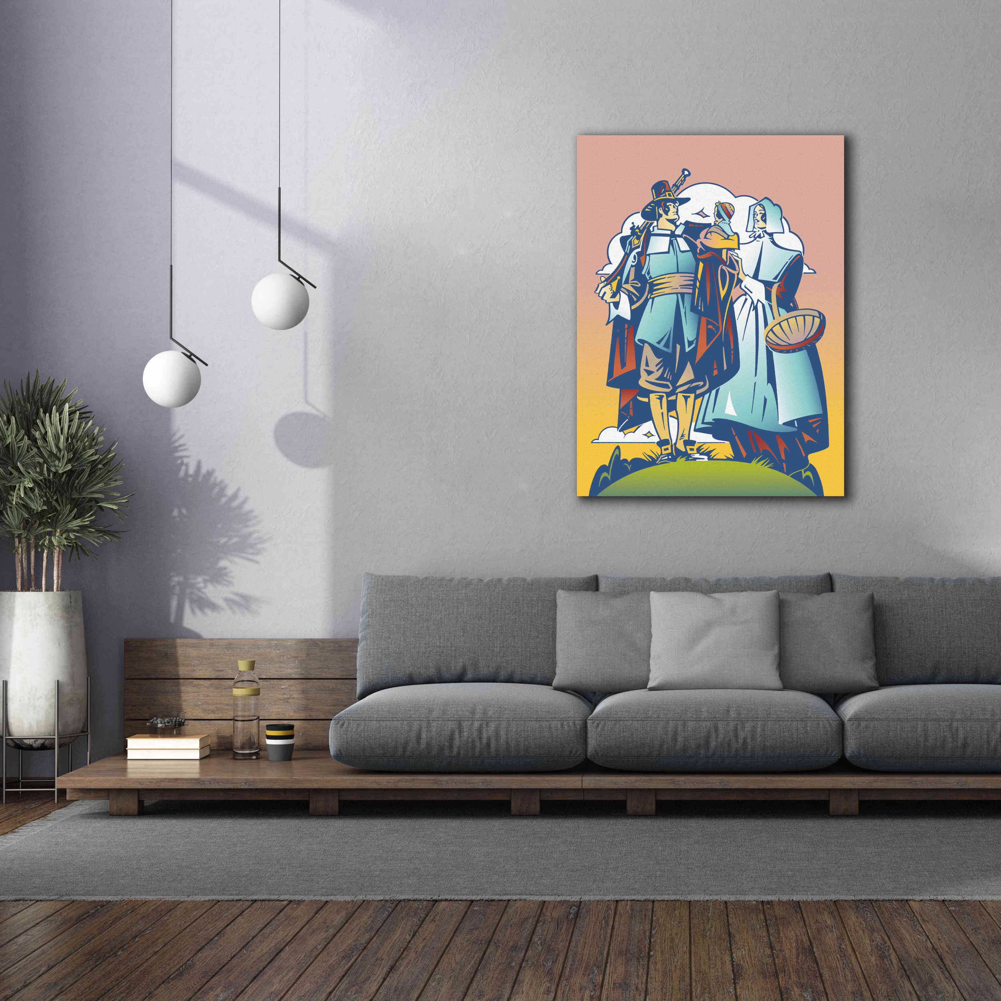 'New Pilgrim' by David Chestnutt, Giclee Canvas Wall Art,40 x 54