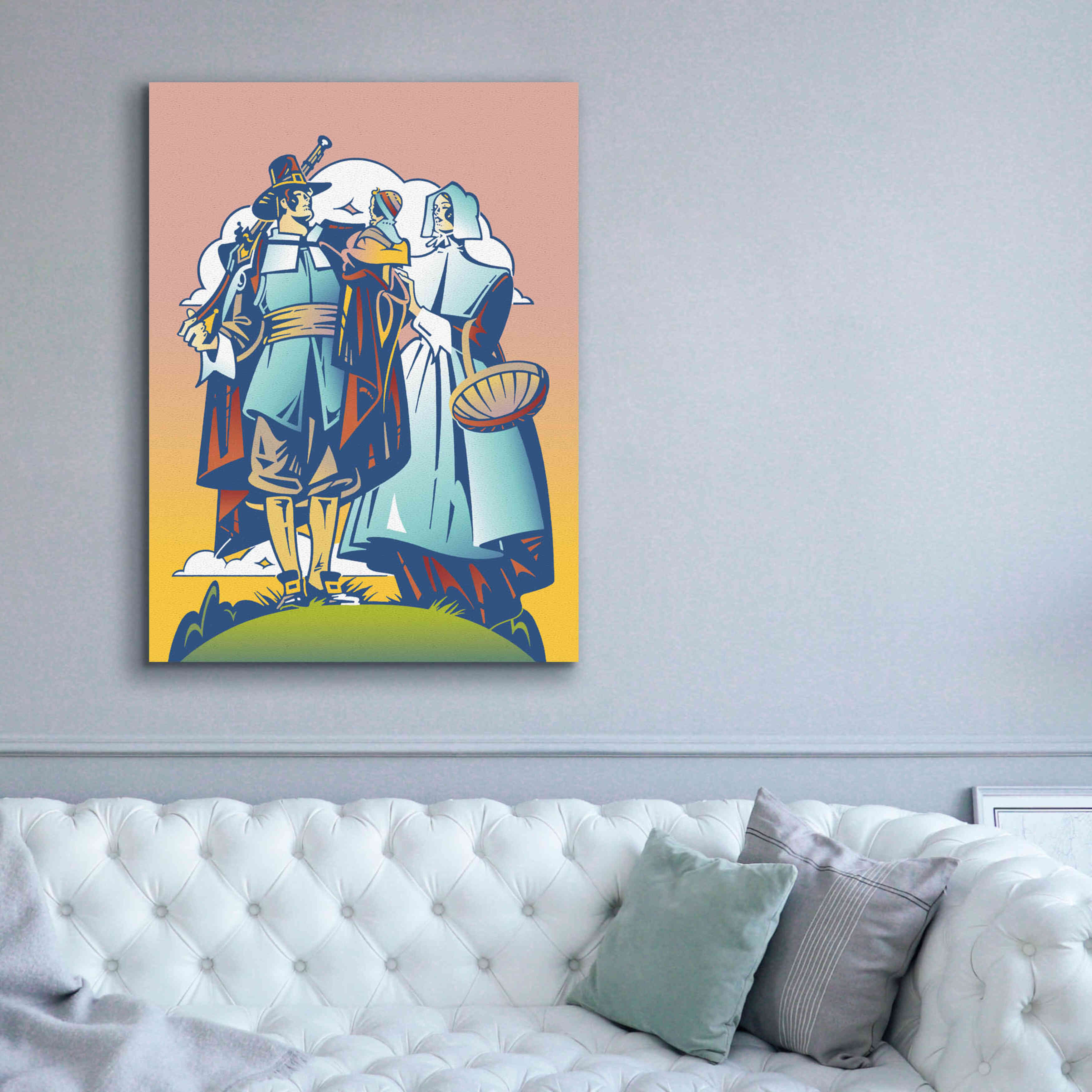 'New Pilgrim' by David Chestnutt, Giclee Canvas Wall Art,40 x 54