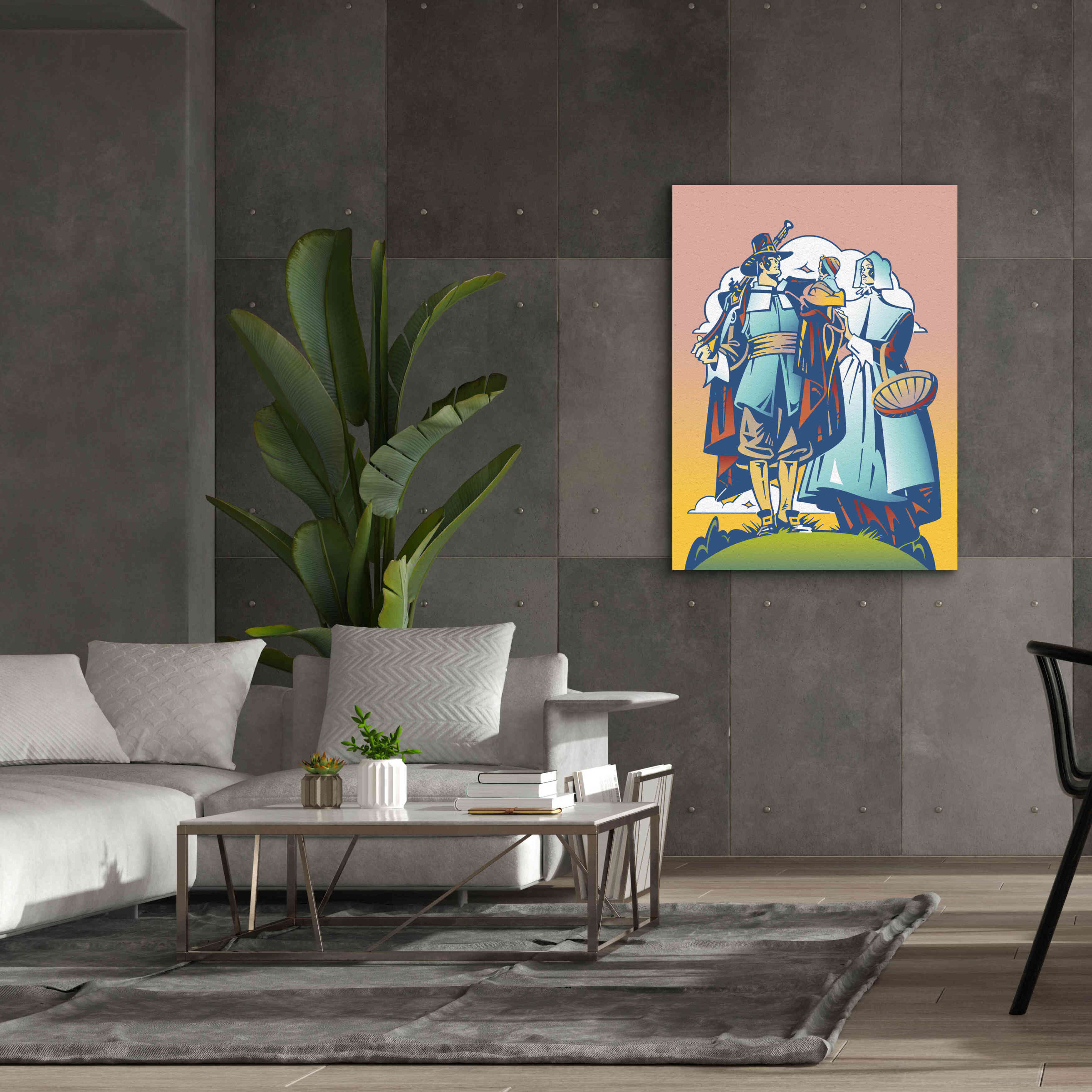 'New Pilgrim' by David Chestnutt, Giclee Canvas Wall Art,40 x 54