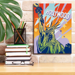 'New York LA' by David Chestnutt, Giclee Canvas Wall Art,12 x 16