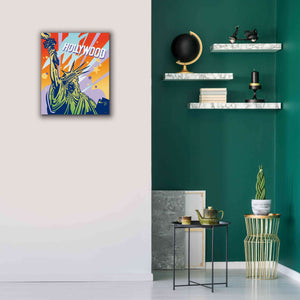 'New York LA' by David Chestnutt, Giclee Canvas Wall Art,20 x 24