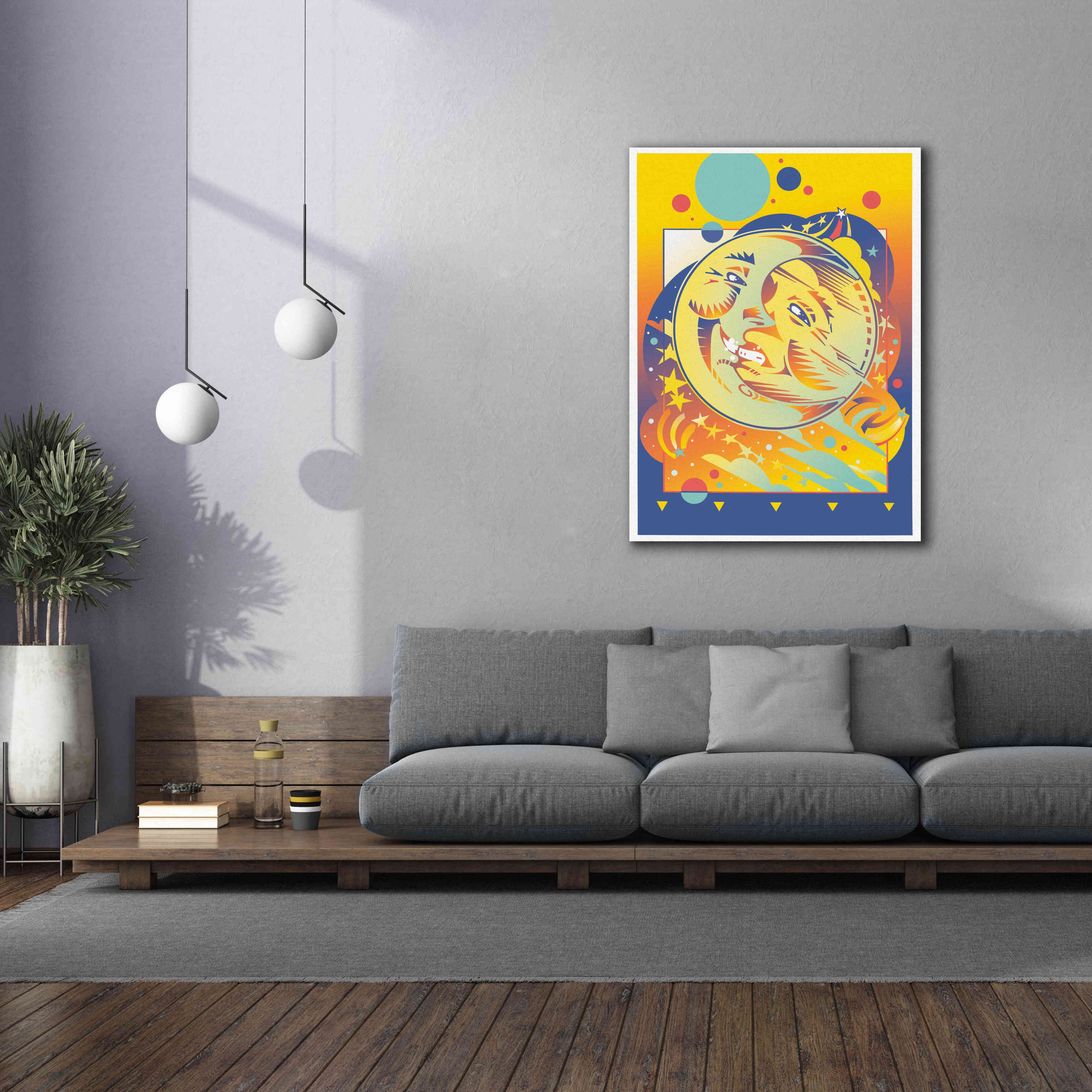 'Night And Day' by David Chestnutt, Giclee Canvas Wall Art,40 x 54