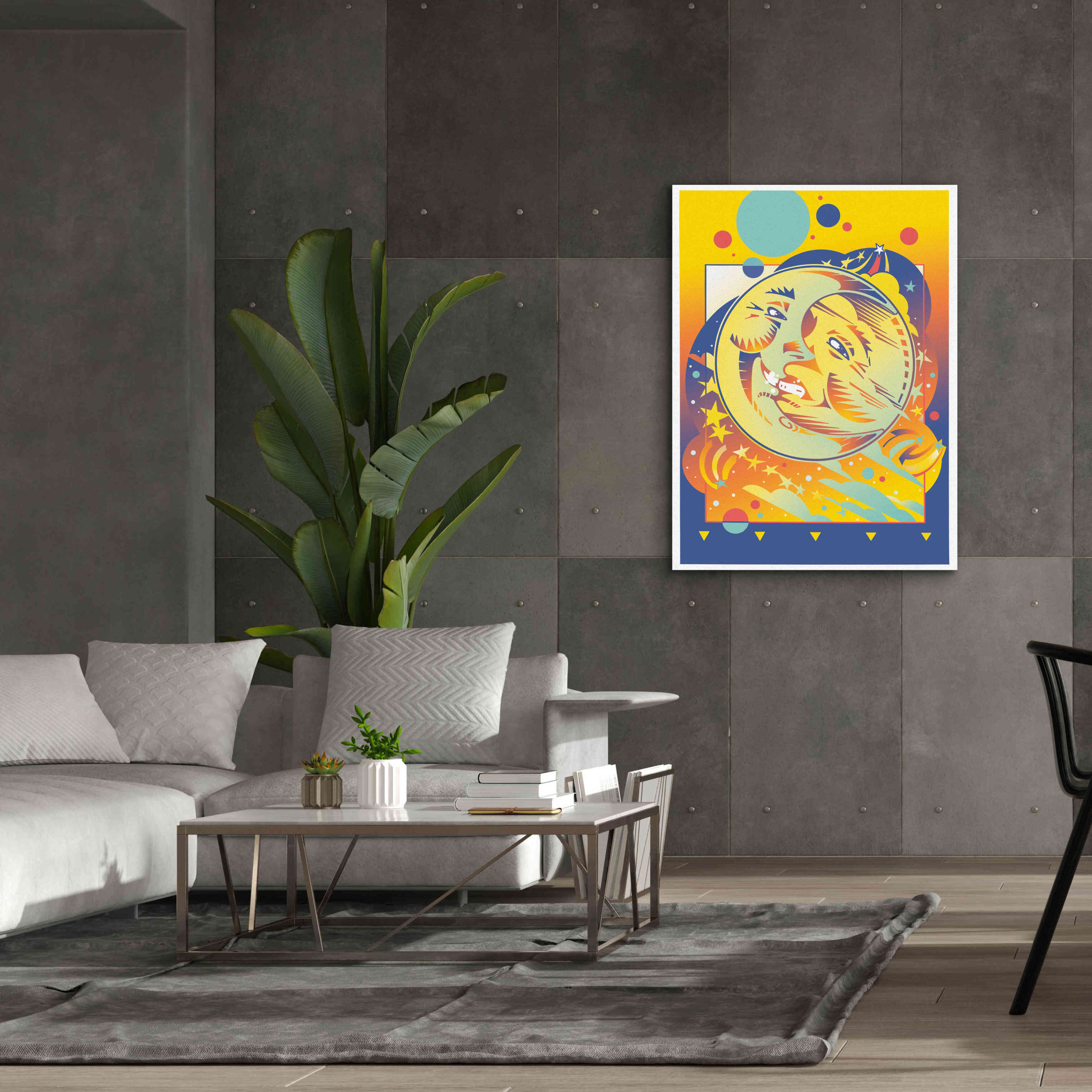 'Night And Day' by David Chestnutt, Giclee Canvas Wall Art,40 x 54