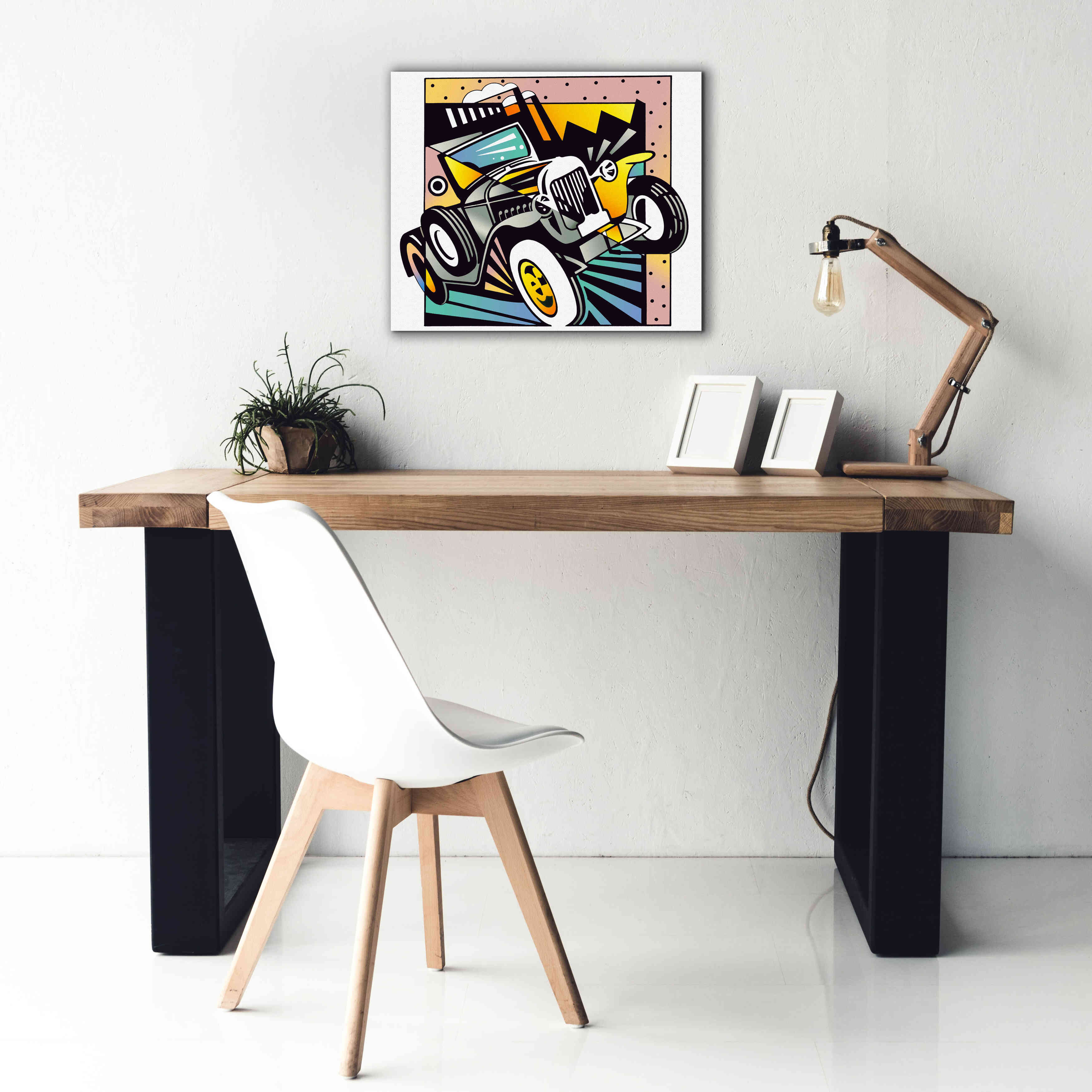 'Old Auto' by David Chestnutt, Giclee Canvas Wall Art,24 x 20