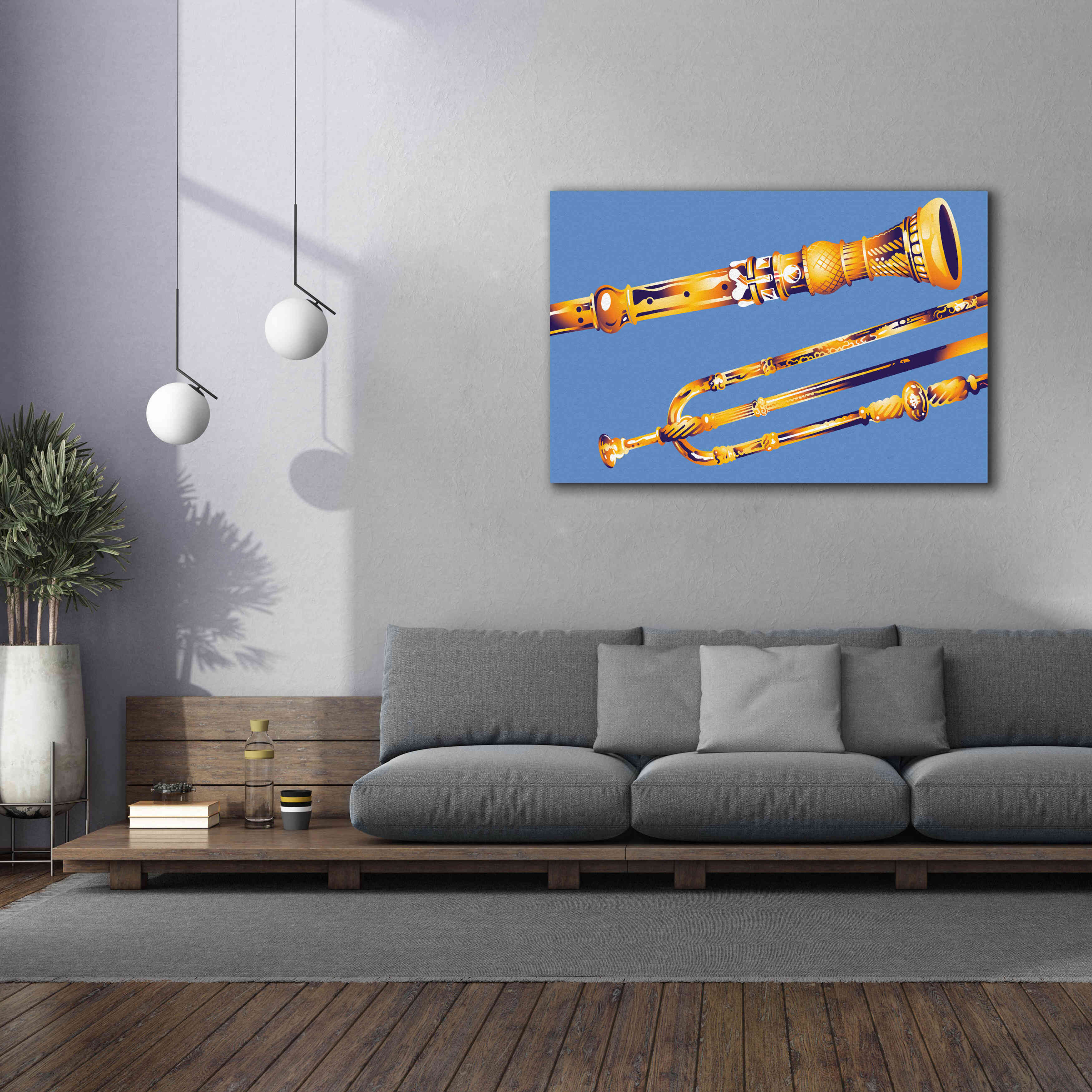 'Old Instruments' by David Chestnutt, Giclee Canvas Wall Art,60 x 40