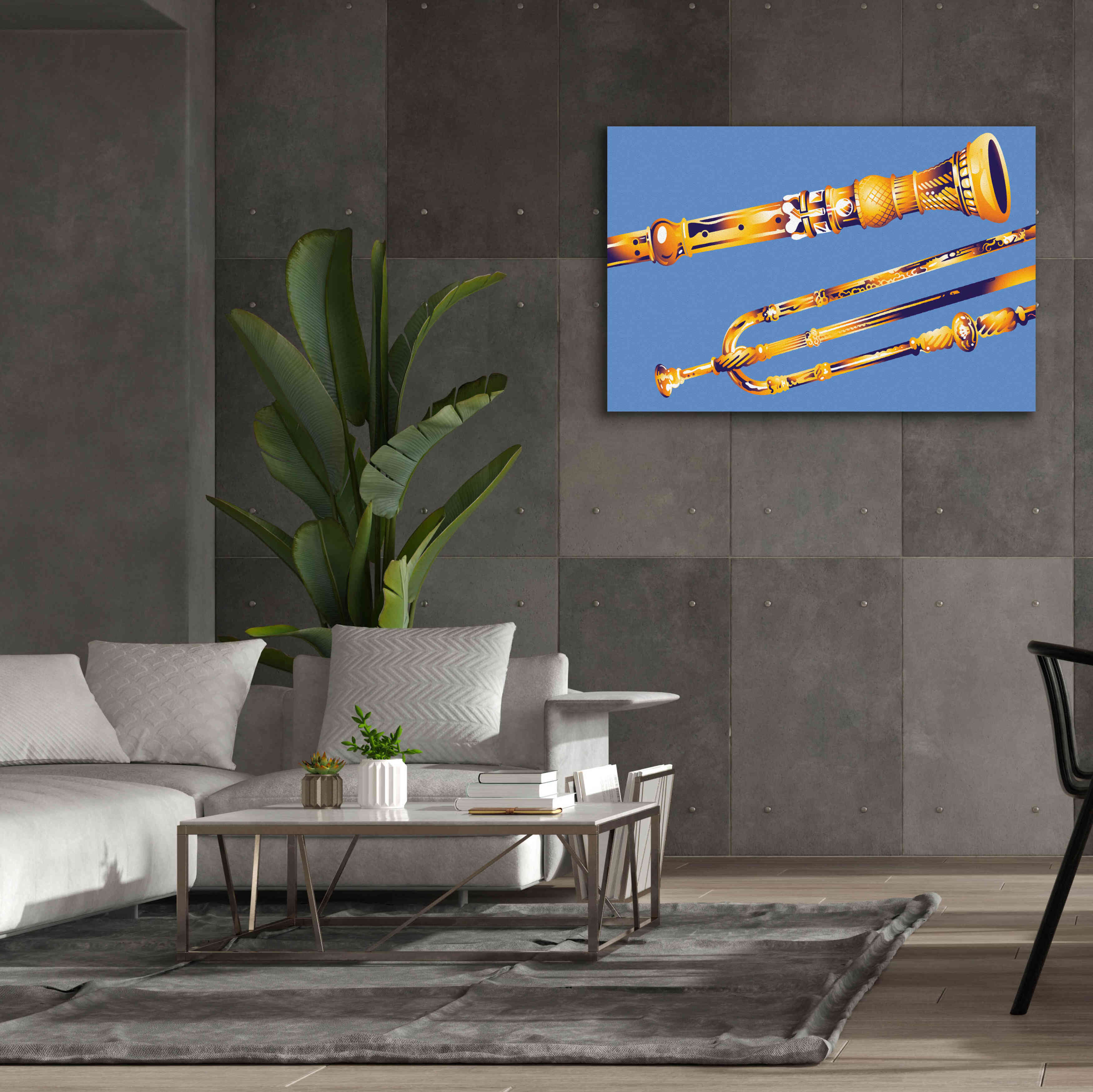 'Old Instruments' by David Chestnutt, Giclee Canvas Wall Art,60 x 40