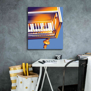 'Old Piano' by David Chestnutt, Giclee Canvas Wall Art,20 x 24