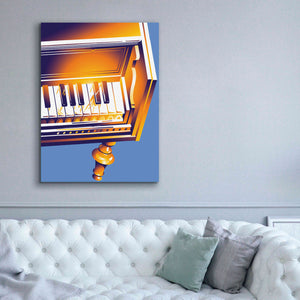 'Old Piano' by David Chestnutt, Giclee Canvas Wall Art,40 x 54