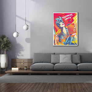 'Readers Unite' by David Chestnutt, Giclee Canvas Wall Art,40 x 54