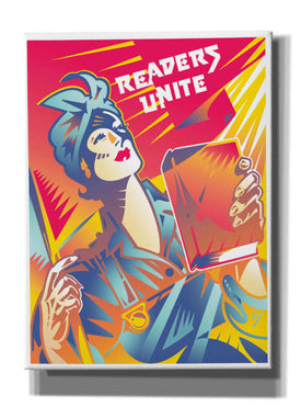 'Readers Unite' by David Chestnutt, Giclee Canvas Wall Art