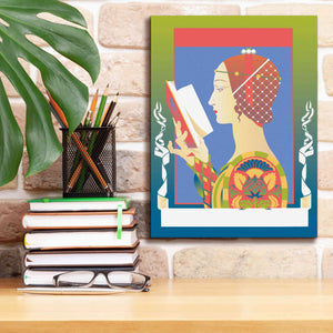 'Renaissance Read' by David Chestnutt, Giclee Canvas Wall Art,12 x 16