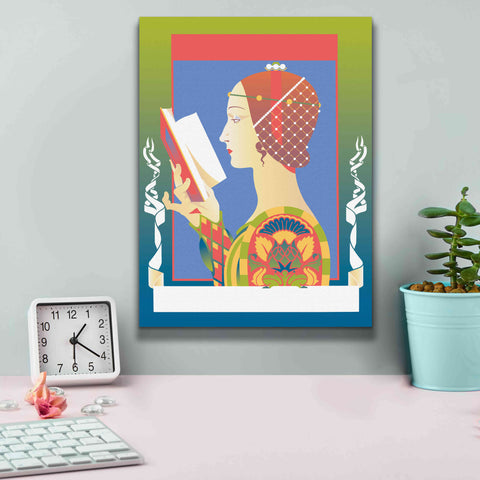 Image of 'Renaissance Read' by David Chestnutt, Giclee Canvas Wall Art,12 x 16
