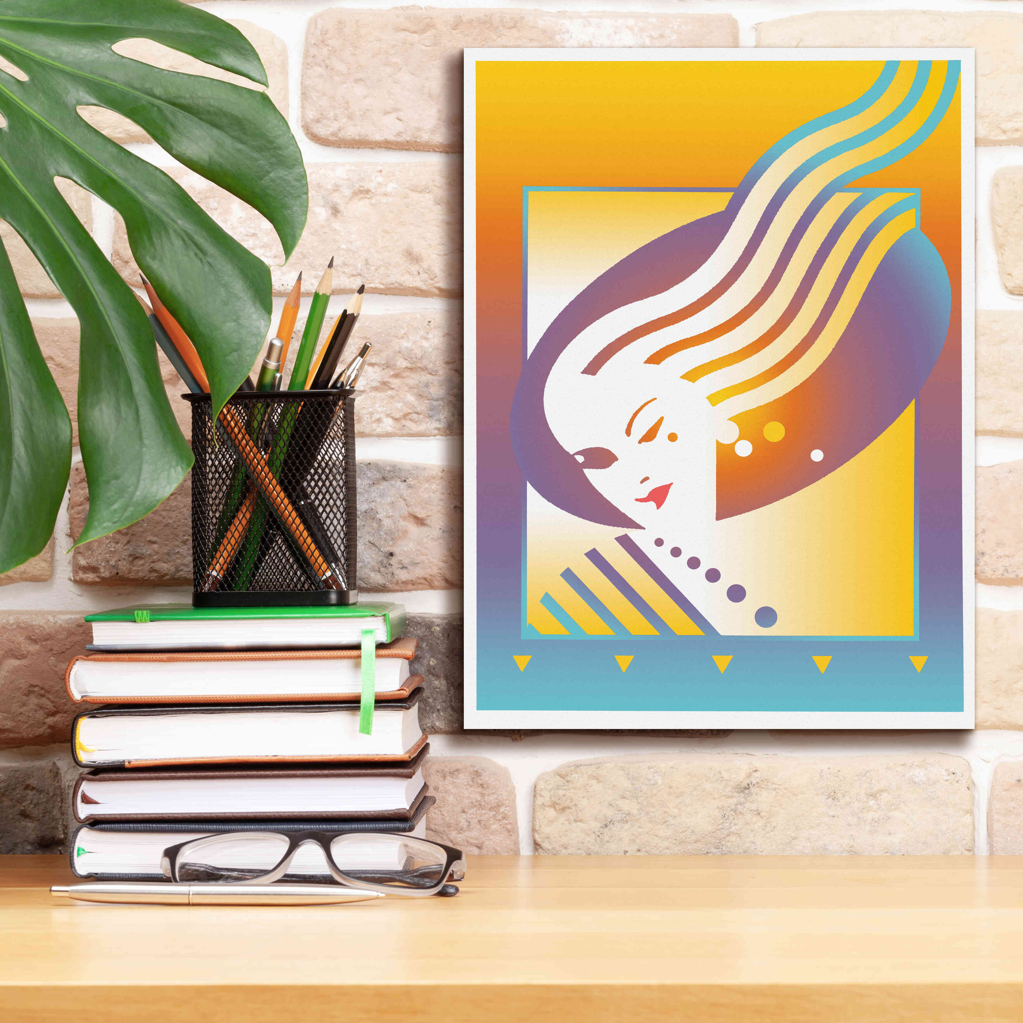 'Salon' by David Chestnutt, Giclee Canvas Wall Art,12 x 16