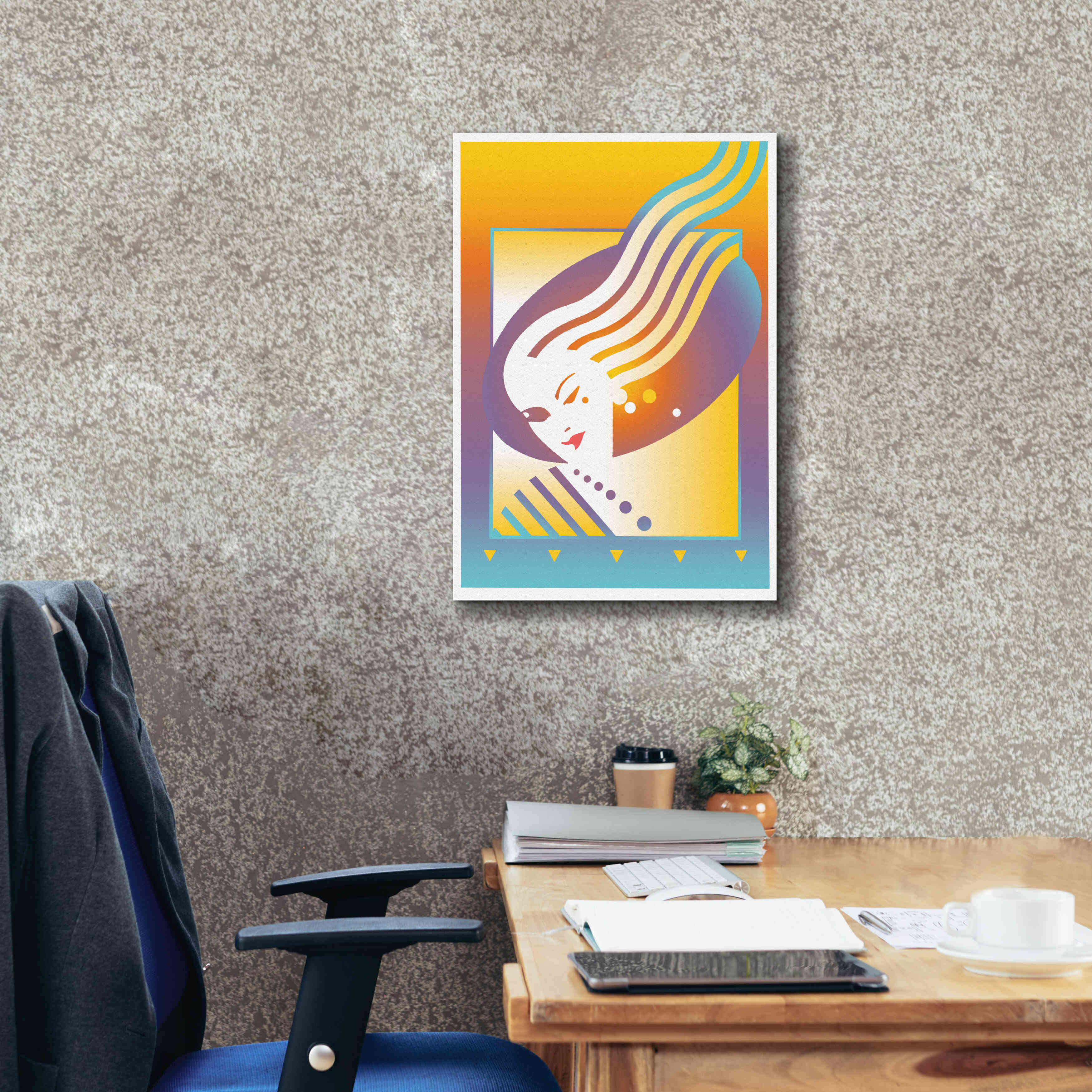 'Salon' by David Chestnutt, Giclee Canvas Wall Art,18 x 26