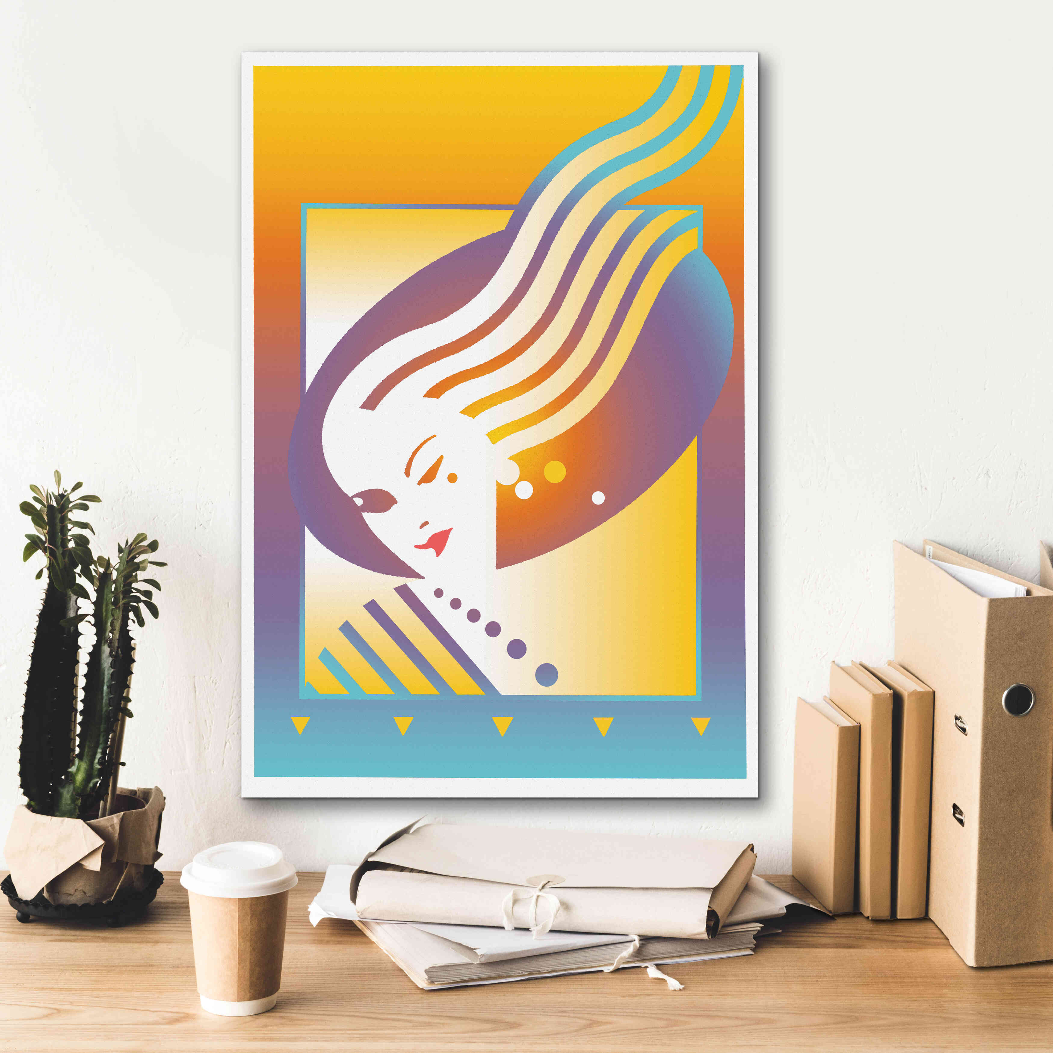 'Salon' by David Chestnutt, Giclee Canvas Wall Art,18 x 26