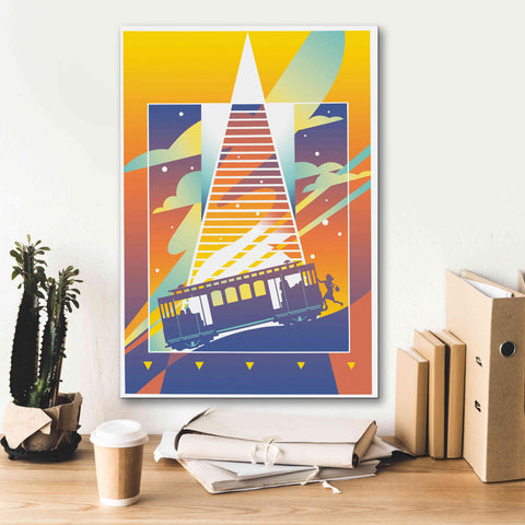 Image of 'San Francisco' by David Chestnutt, Giclee Canvas Wall Art,18 x 26
