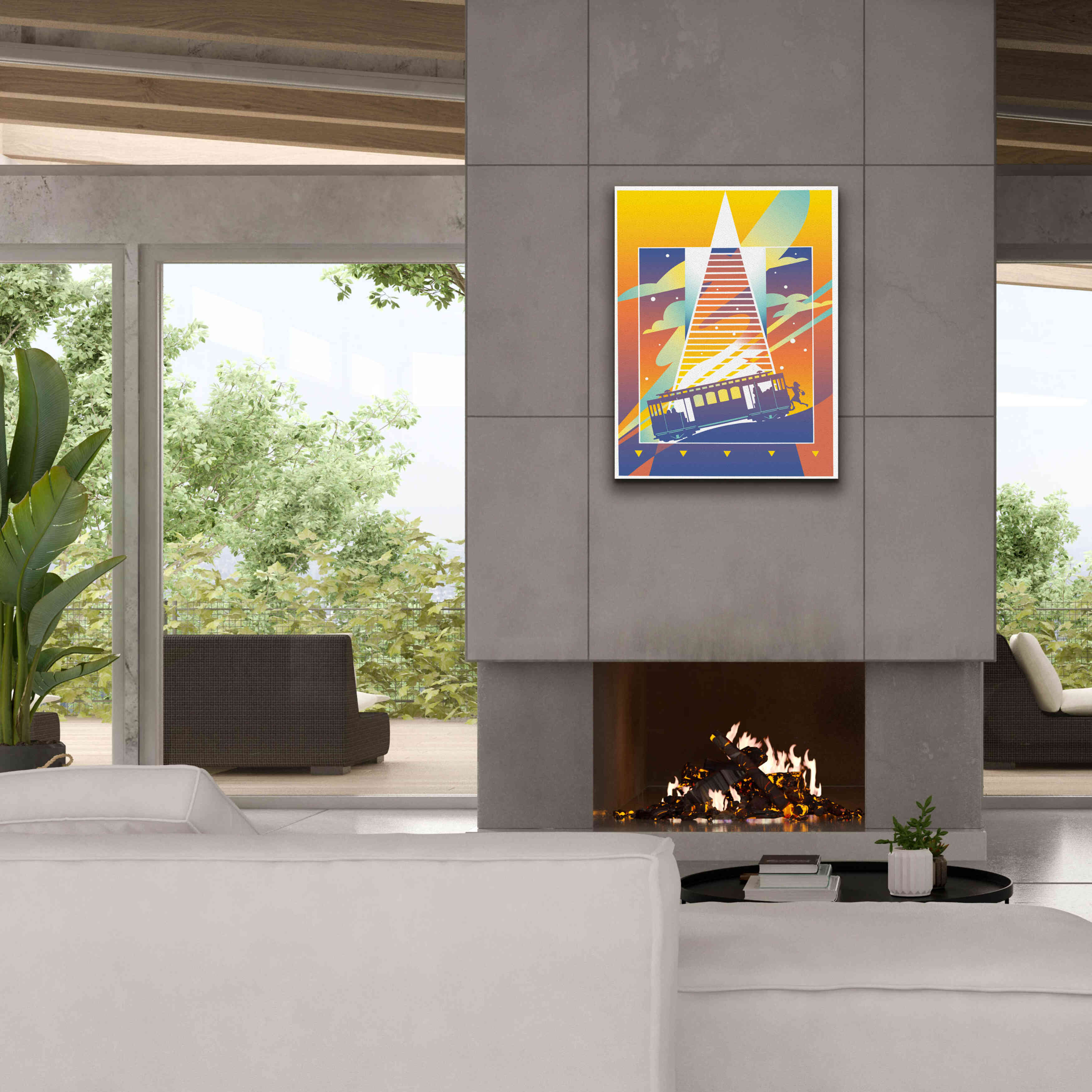 'San Francisco' by David Chestnutt, Giclee Canvas Wall Art,26 x 34