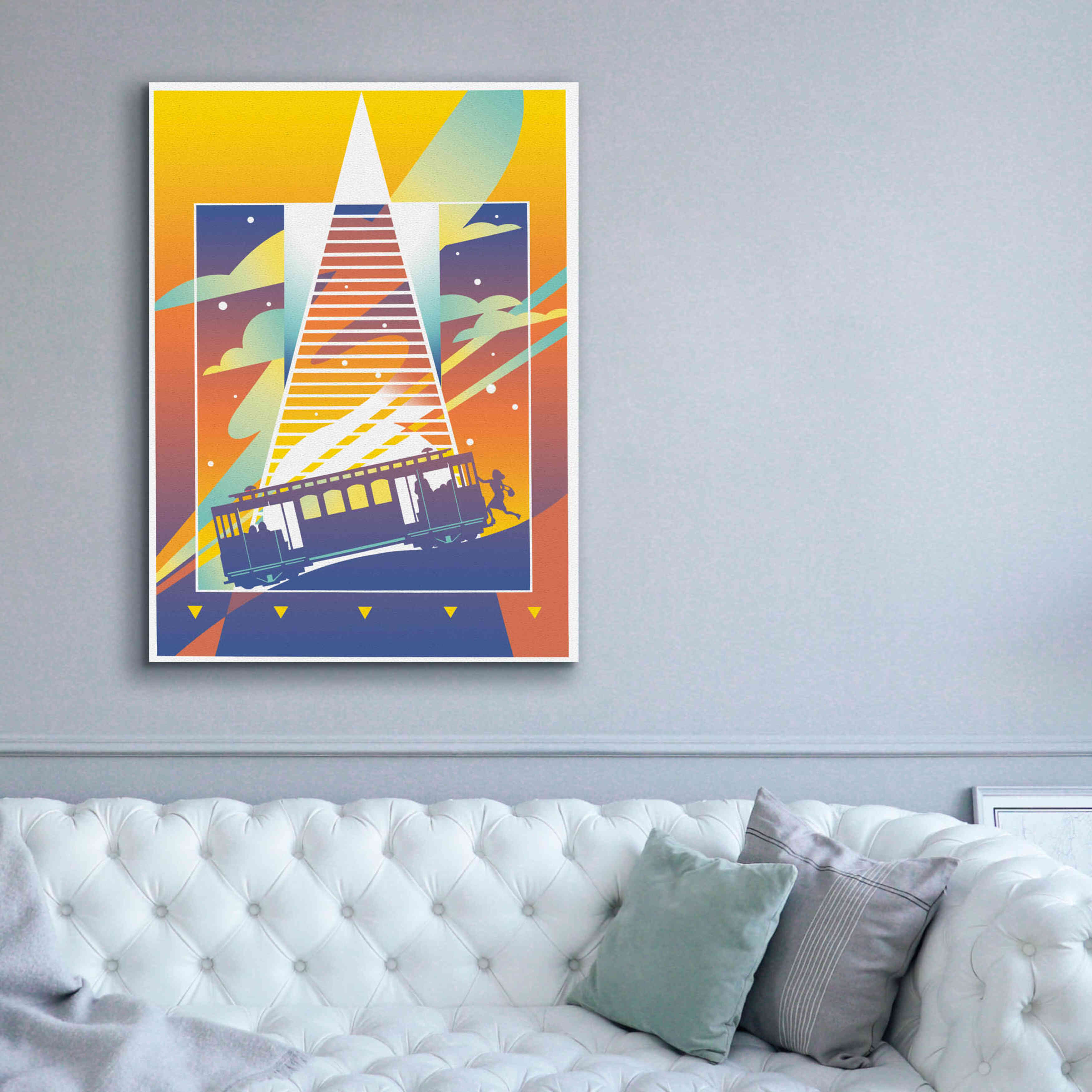 'San Francisco' by David Chestnutt, Giclee Canvas Wall Art,40 x 54