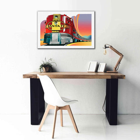 Image of 'Santa Fe' by David Chestnutt, Giclee Canvas Wall Art,40 x 26