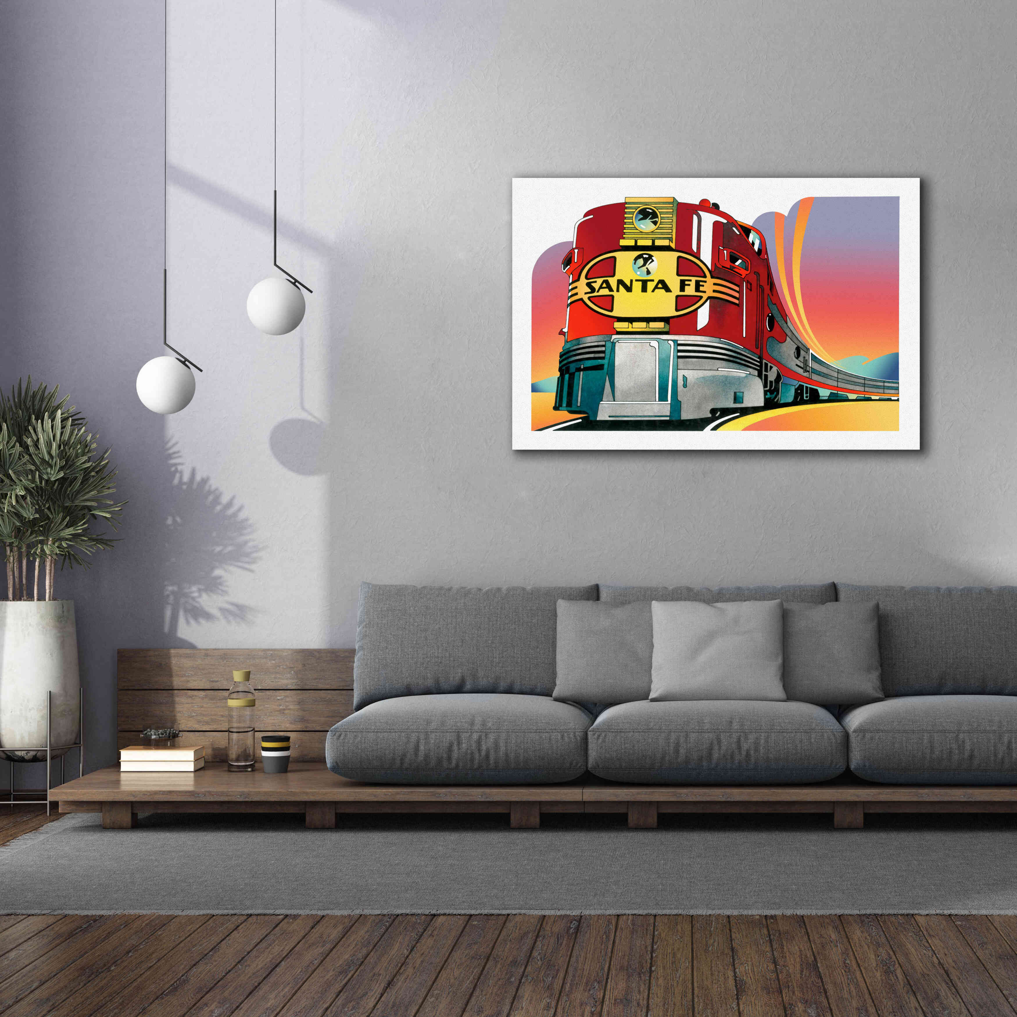 'Santa Fe' by David Chestnutt, Giclee Canvas Wall Art,60 x 40