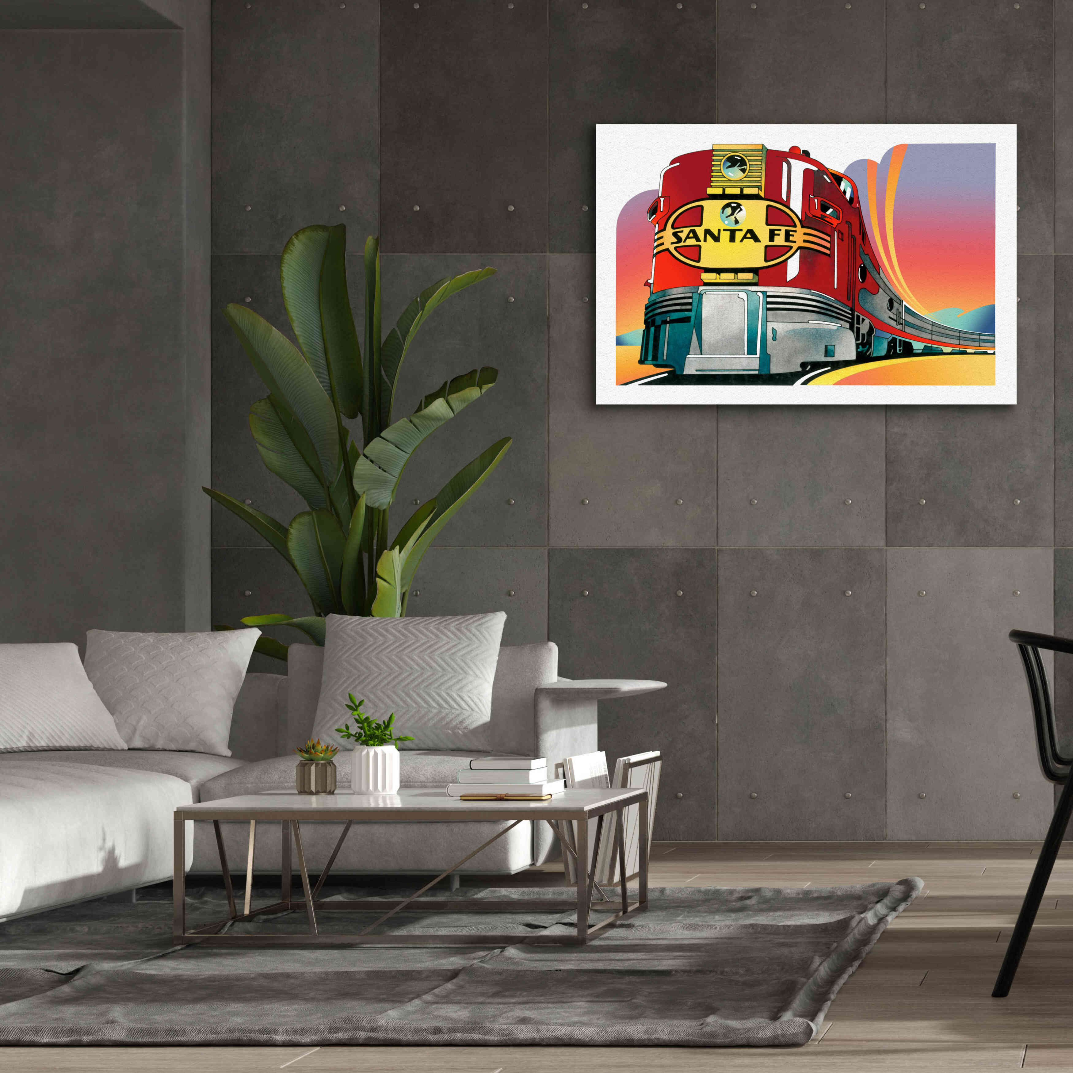 'Santa Fe' by David Chestnutt, Giclee Canvas Wall Art,60 x 40