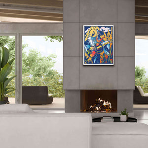 'Singing Cowboy' by David Chestnutt, Giclee Canvas Wall Art,26 x 34