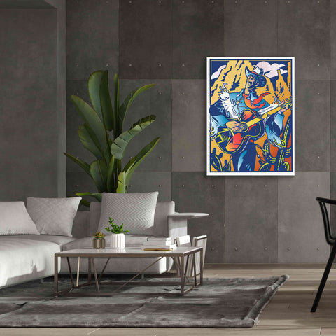 Image of 'Singing Cowboy' by David Chestnutt, Giclee Canvas Wall Art,40 x 54