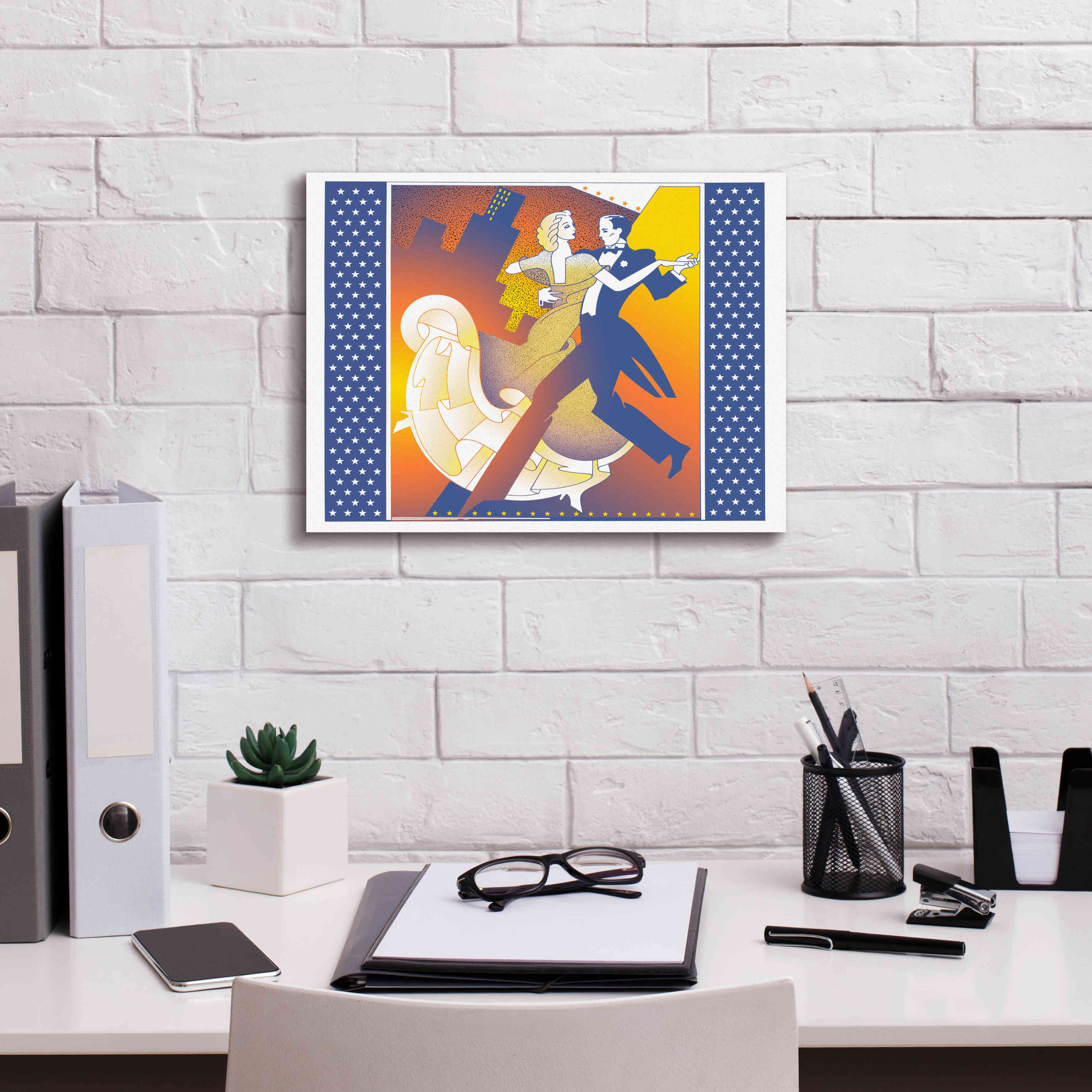 'Straussball' by David Chestnutt, Giclee Canvas Wall Art,16 x 12