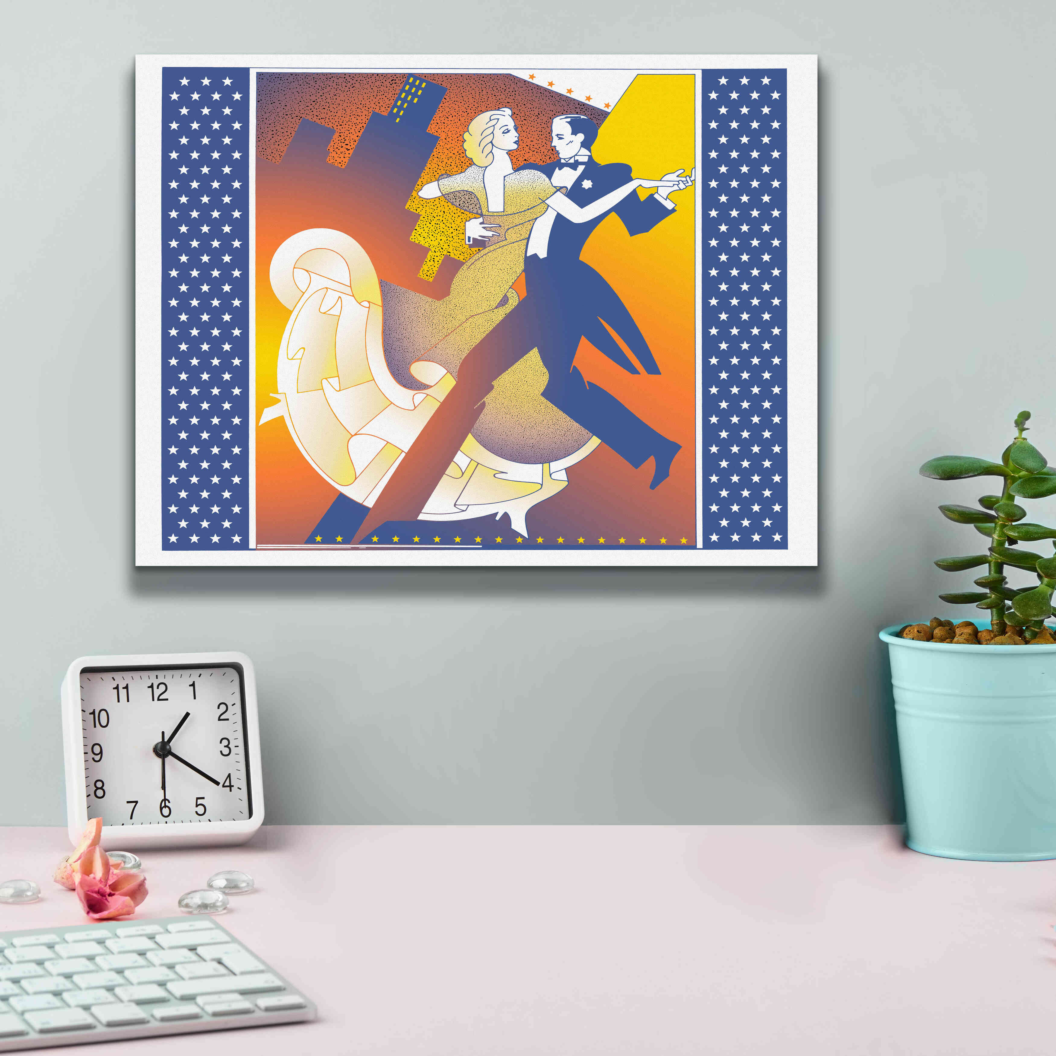'Straussball' by David Chestnutt, Giclee Canvas Wall Art,16 x 12