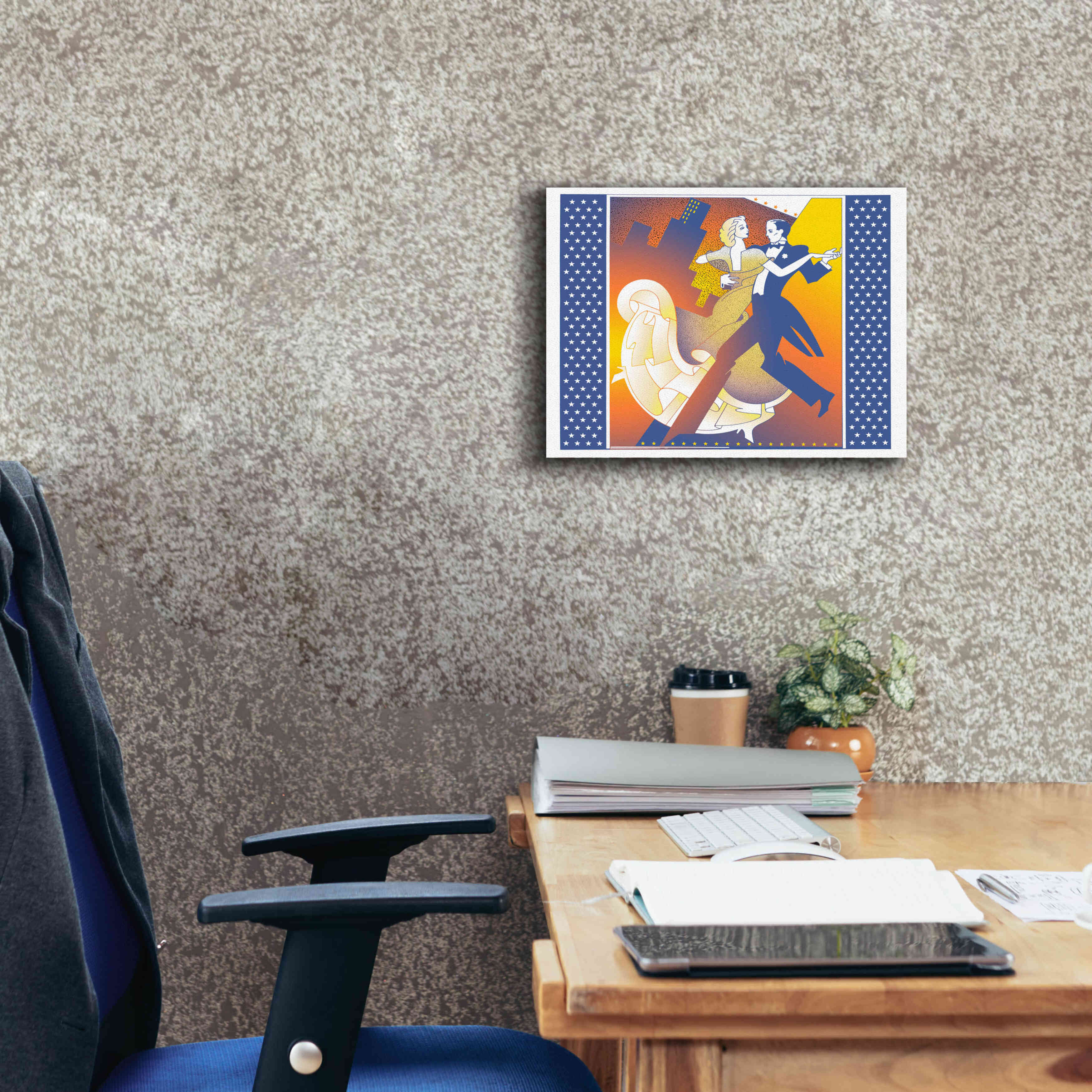 'Straussball' by David Chestnutt, Giclee Canvas Wall Art,16 x 12